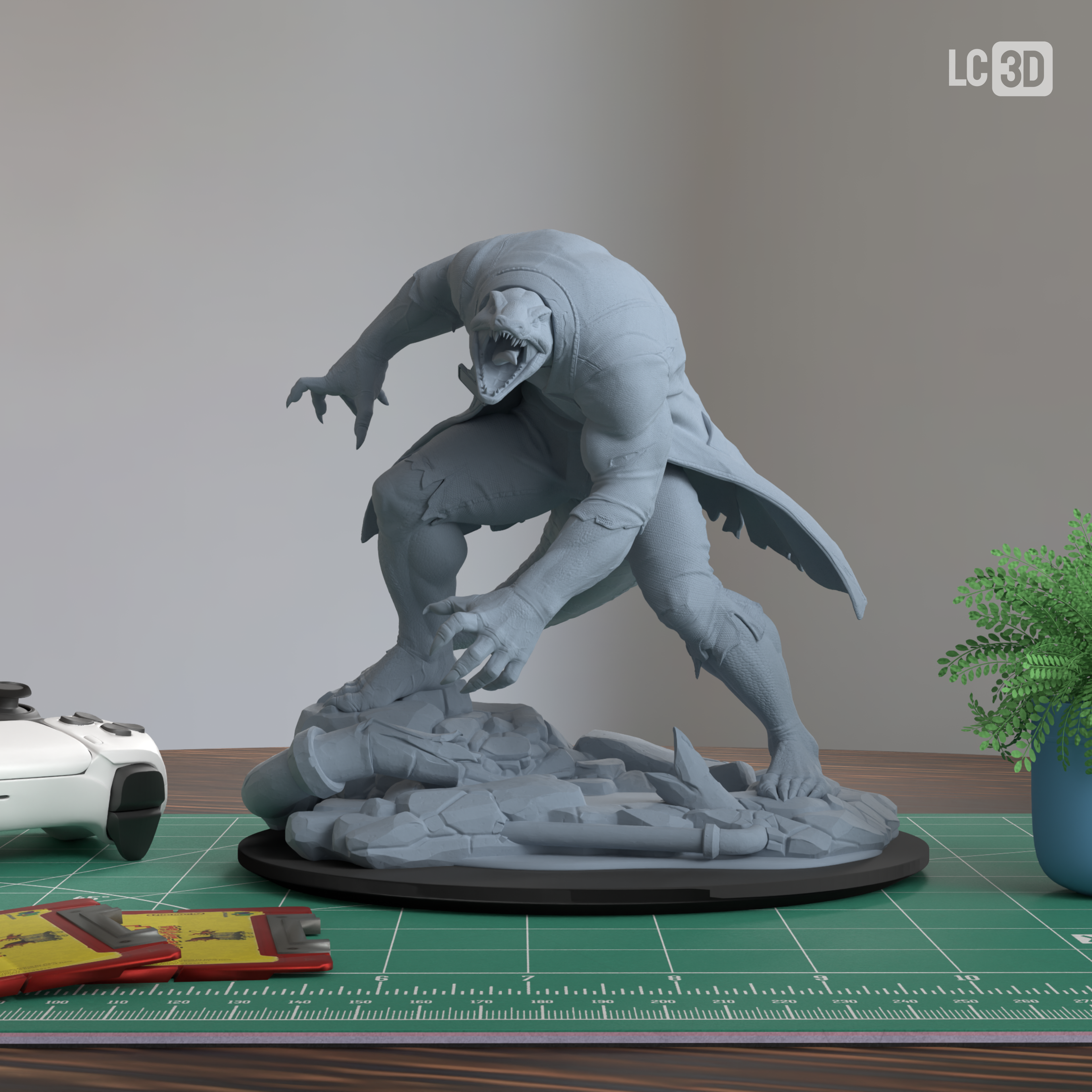 Dr. Curtis Connors The Amazing Spiderman Figure 3D Printed Resin Model Kit