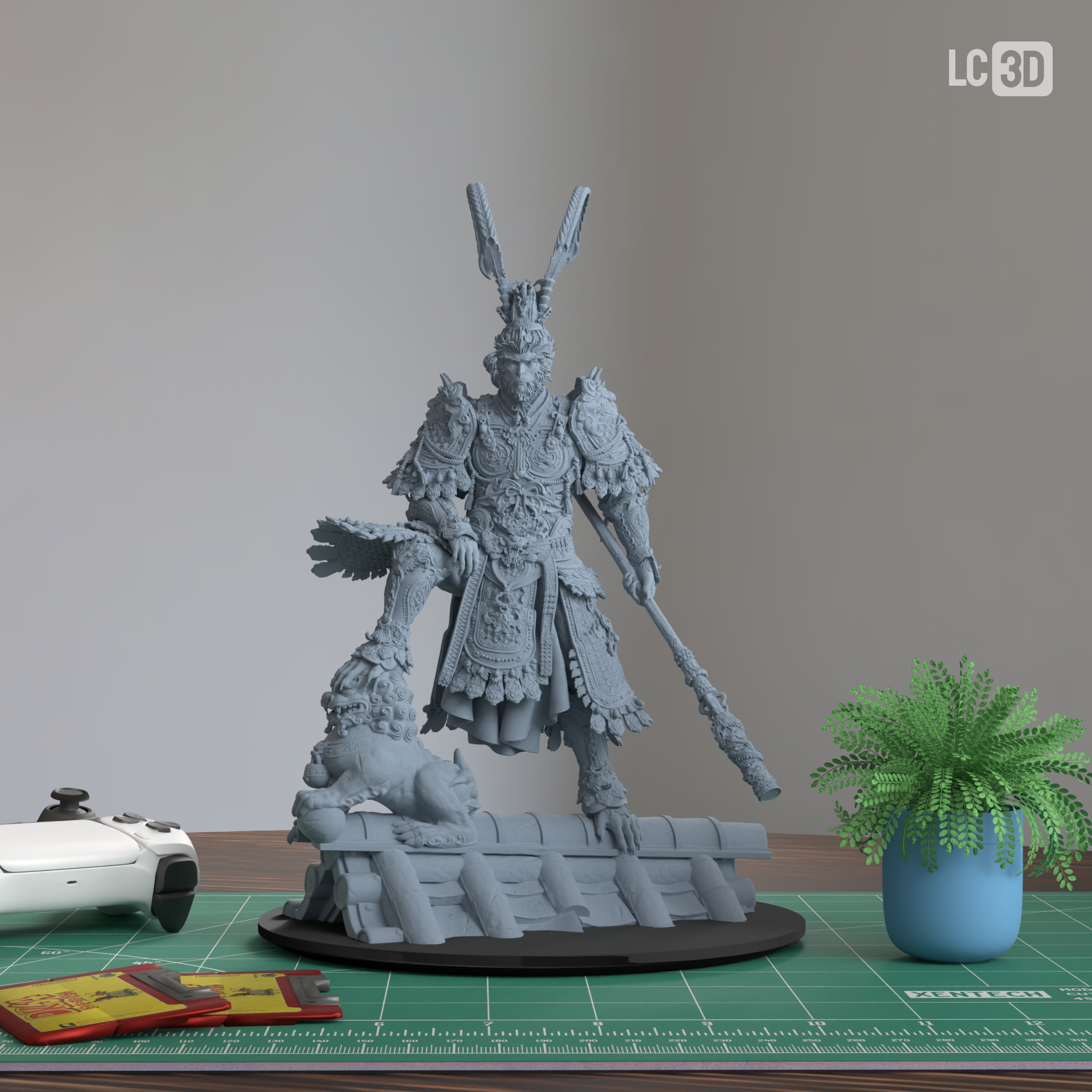 Sun Wukong Black Myth Wukong Figure 3D Printed Resin Model Kit