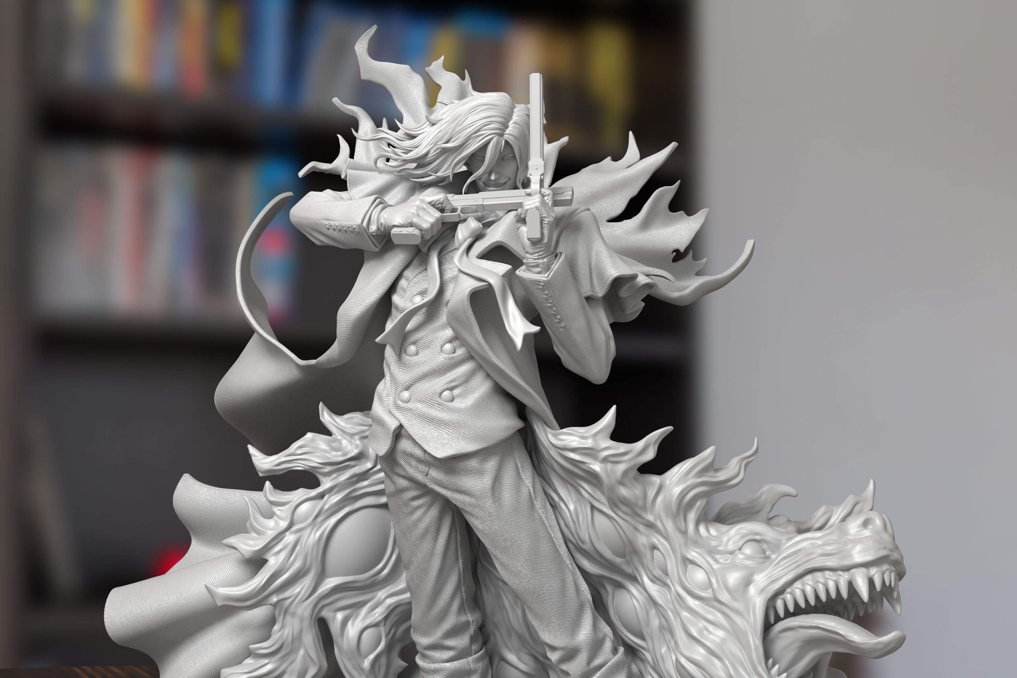 Alucard Hellsing Figure 3D Printed Resin Model Kit