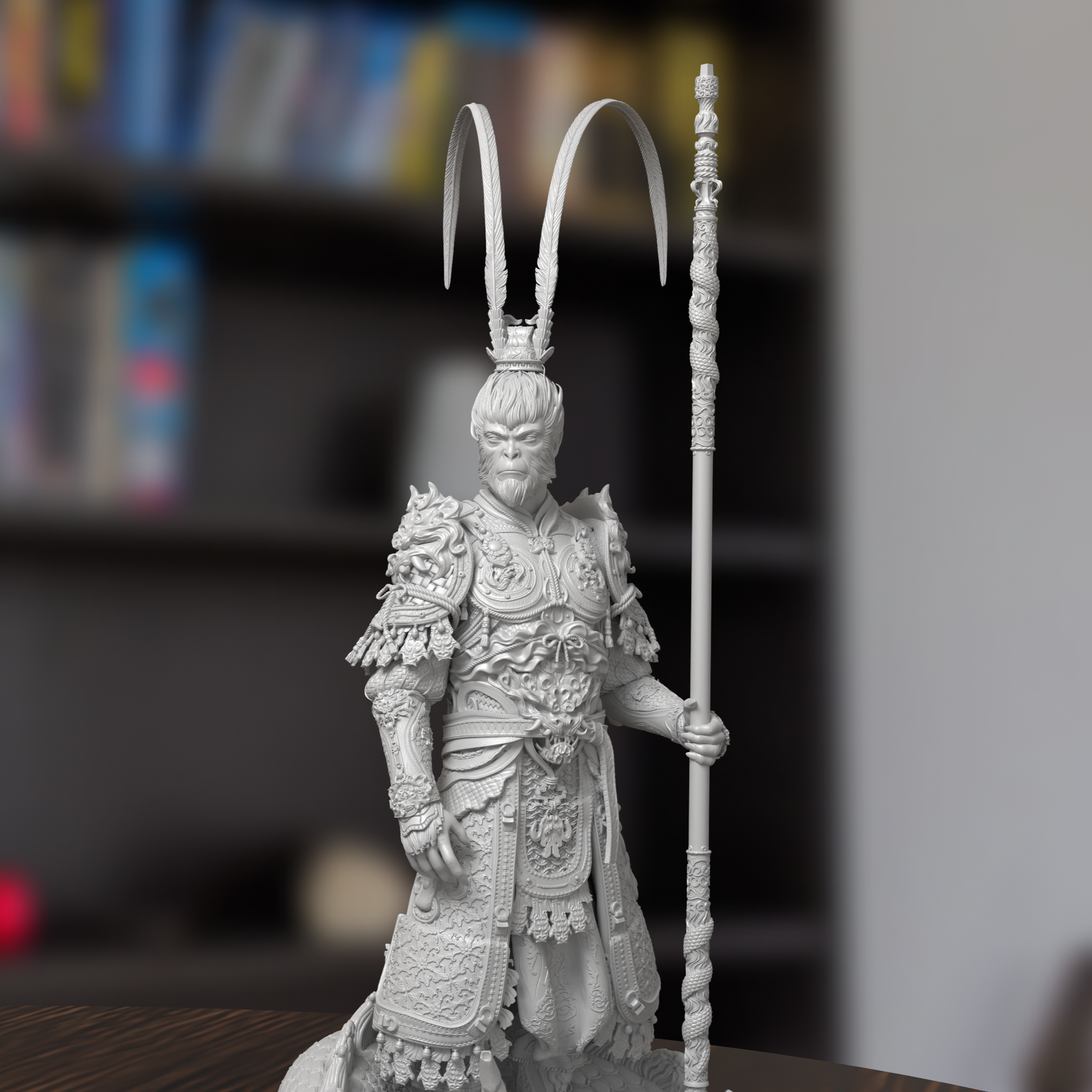 Sun Wukong Black Myth Figure 3D Printed Resin Model Kit