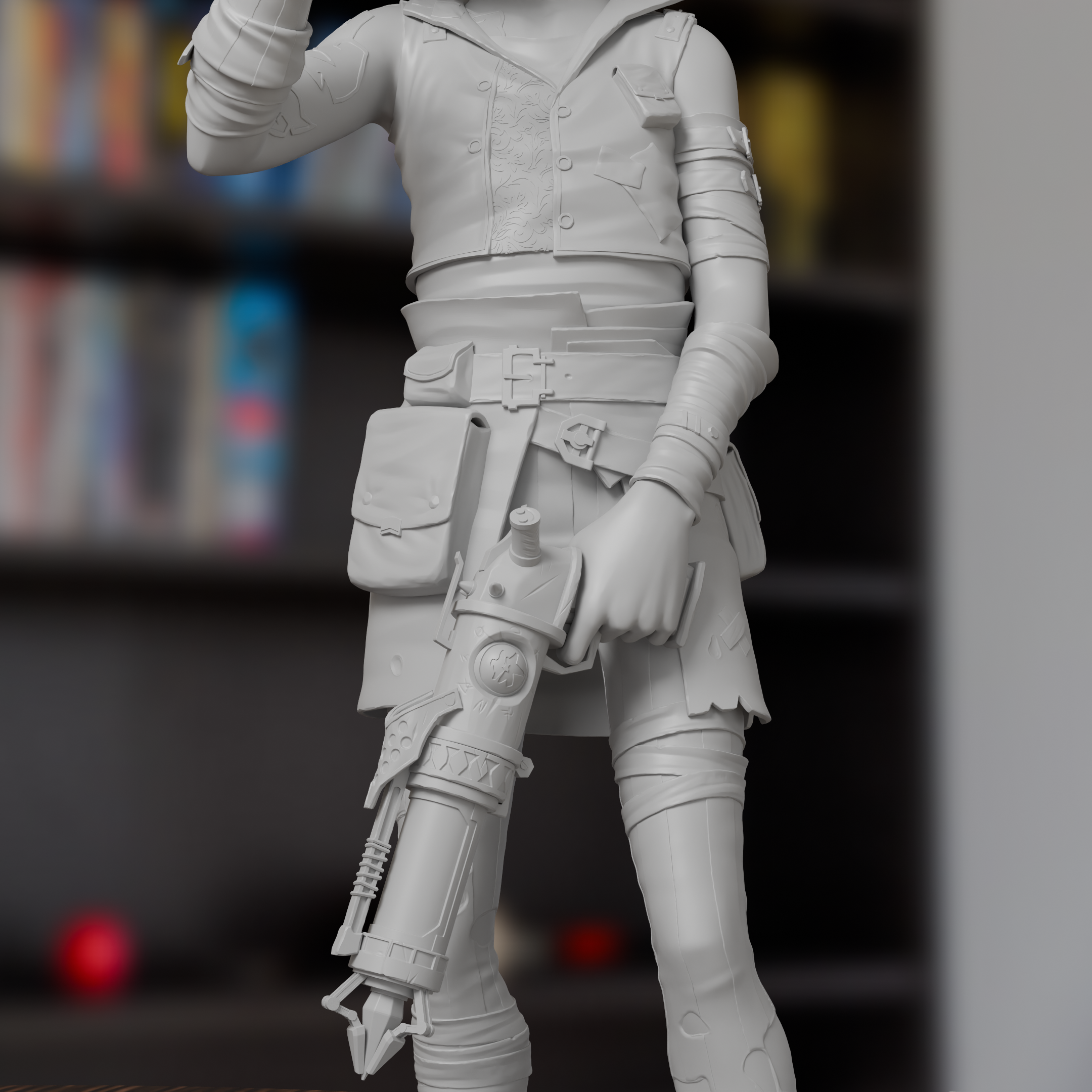 Isha Arcane Figure 3D Printed Resin Model Kit