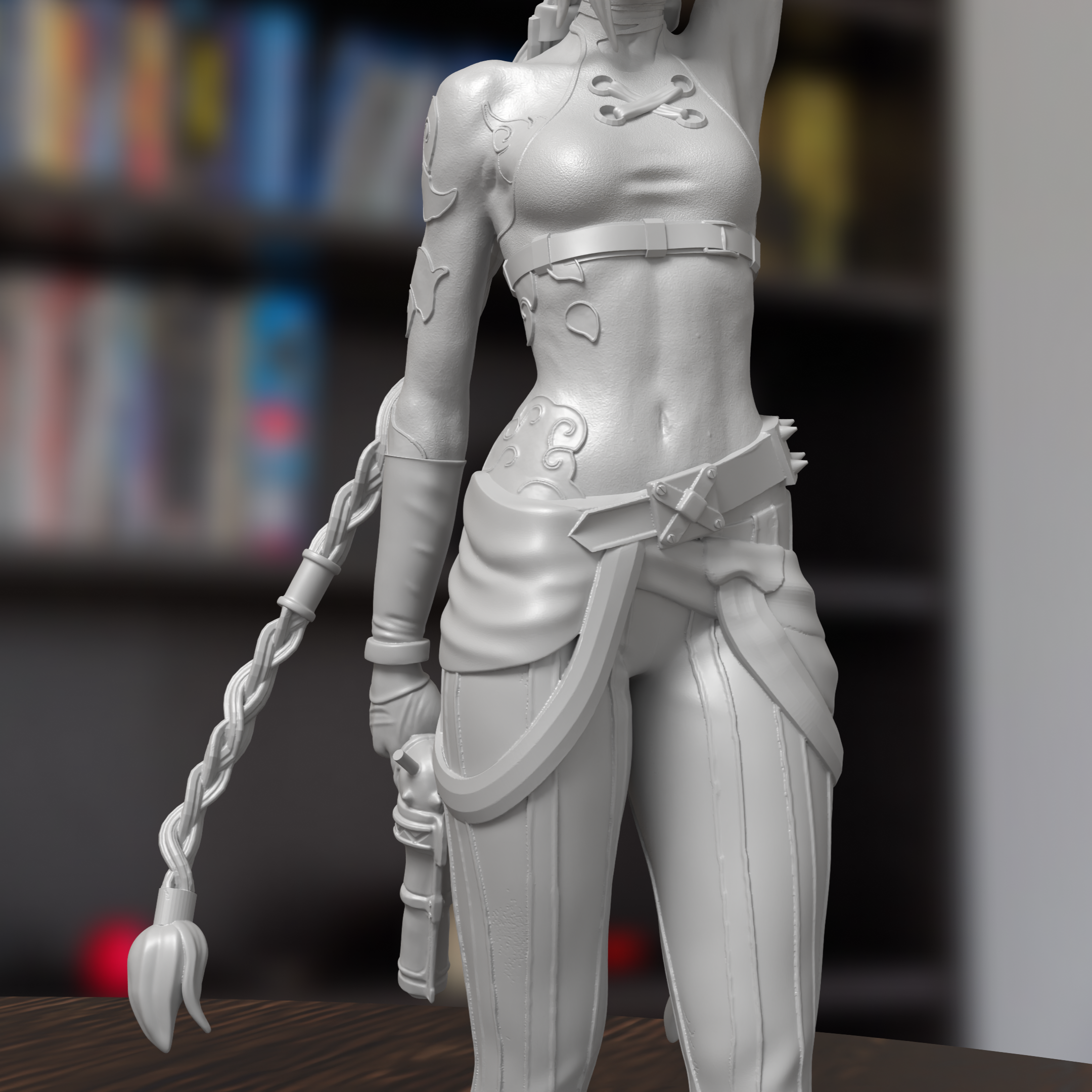 Jinx Arcane Fan Art Figure 3D Printed Resin Model Kit