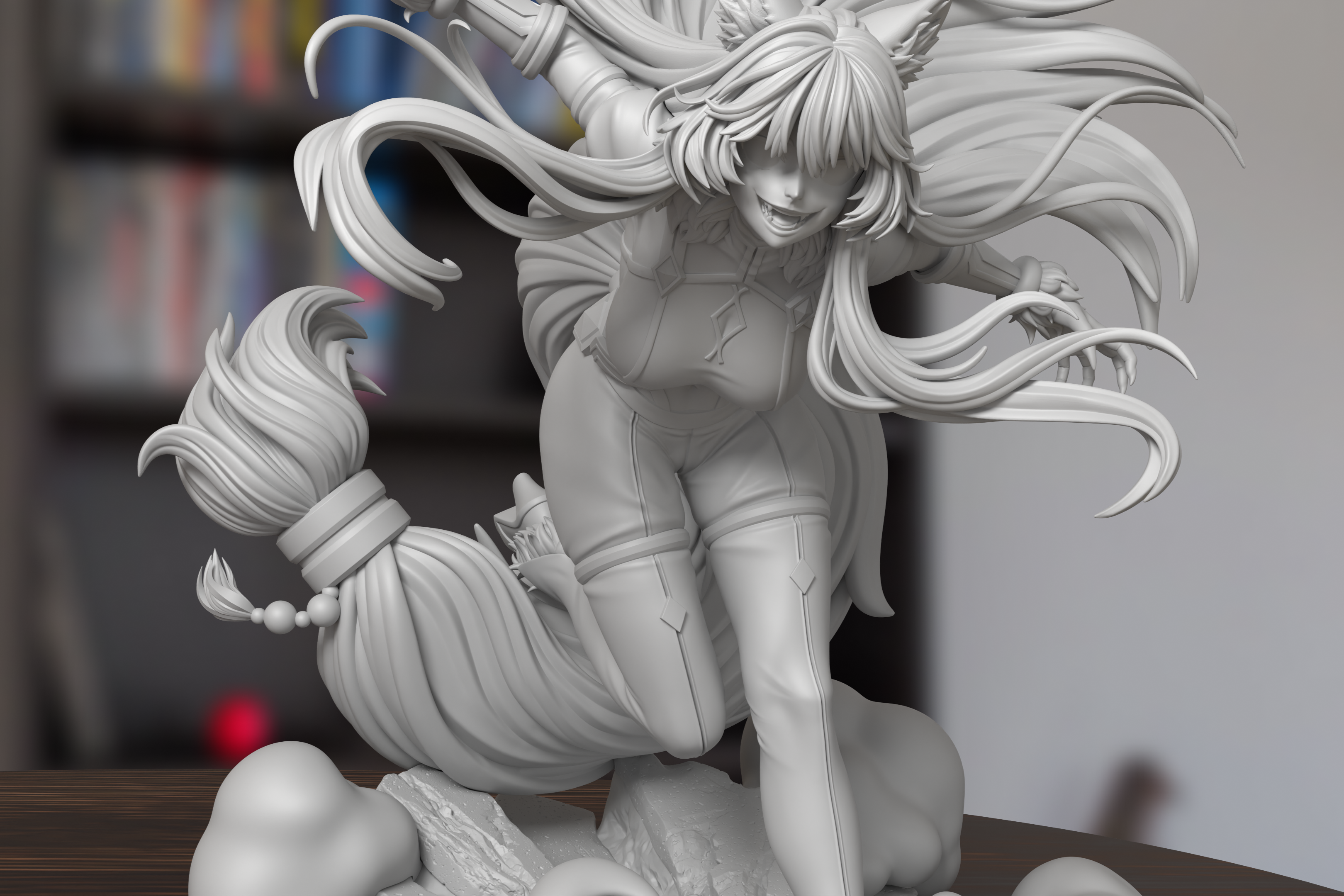 Delta The Eminence In Shadow Figure 3D Printed Resin Model Kit
