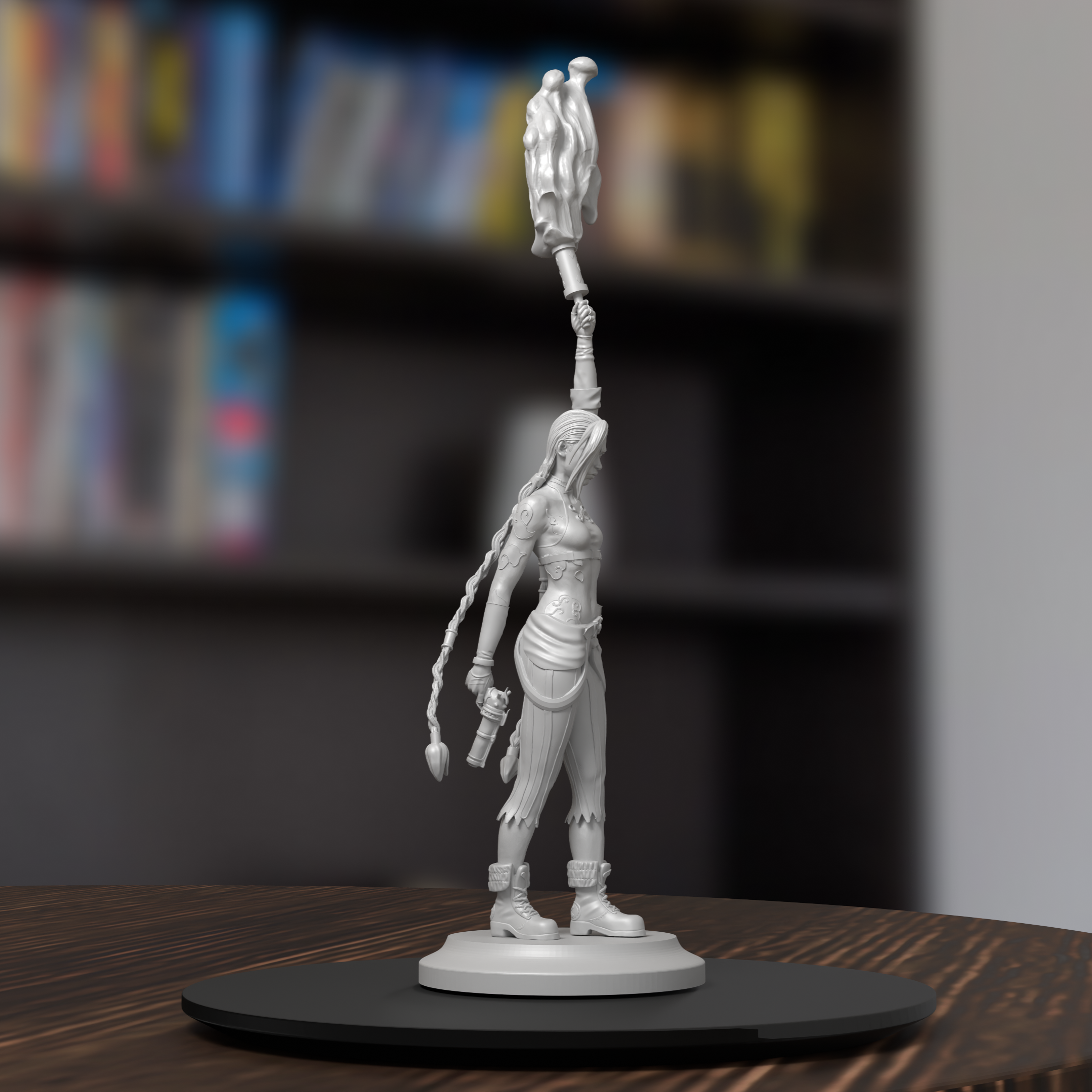 Jinx Arcane Fan Art Figure 3D Printed Resin Model Kit