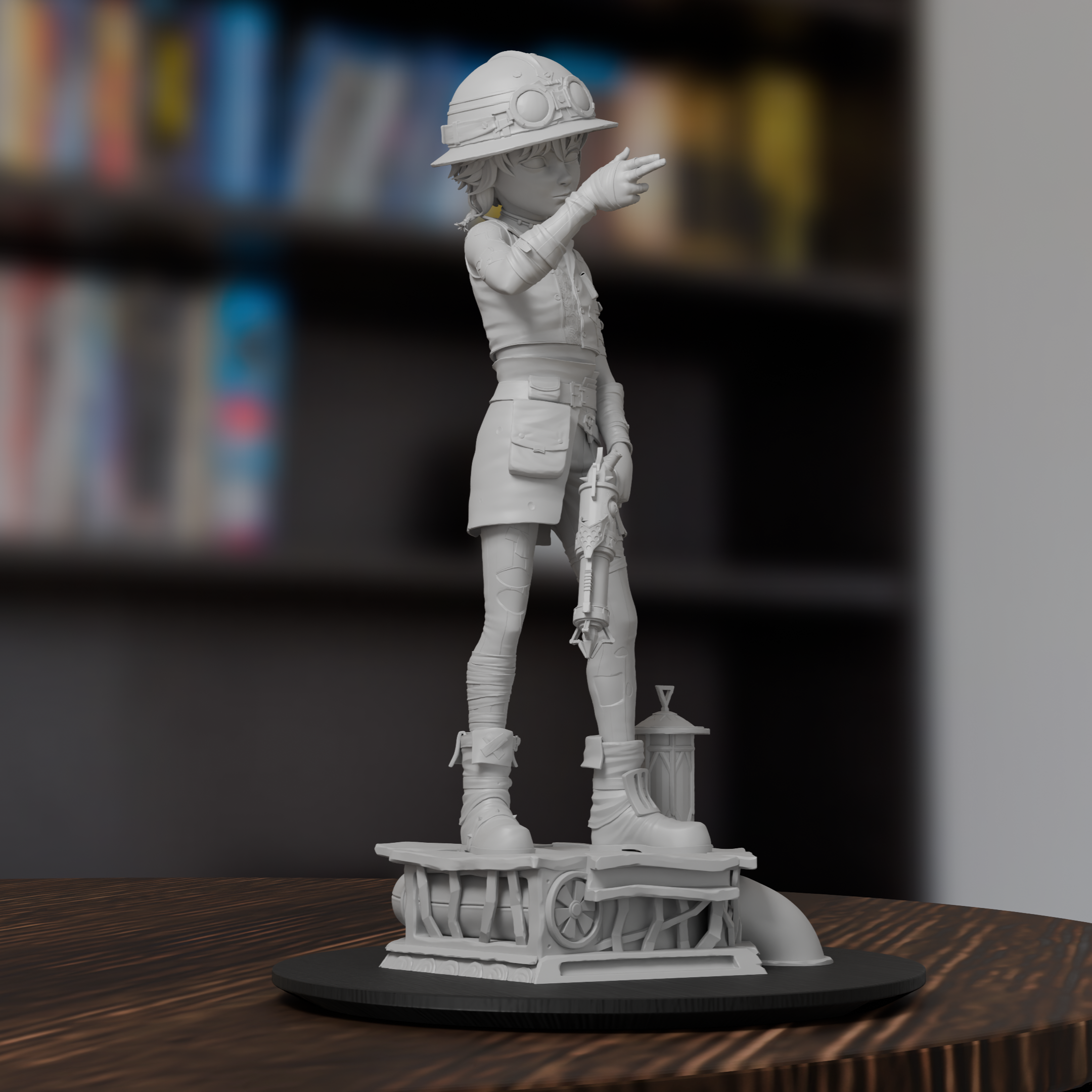 Isha Arcane Figure 3D Printed Resin Model Kit