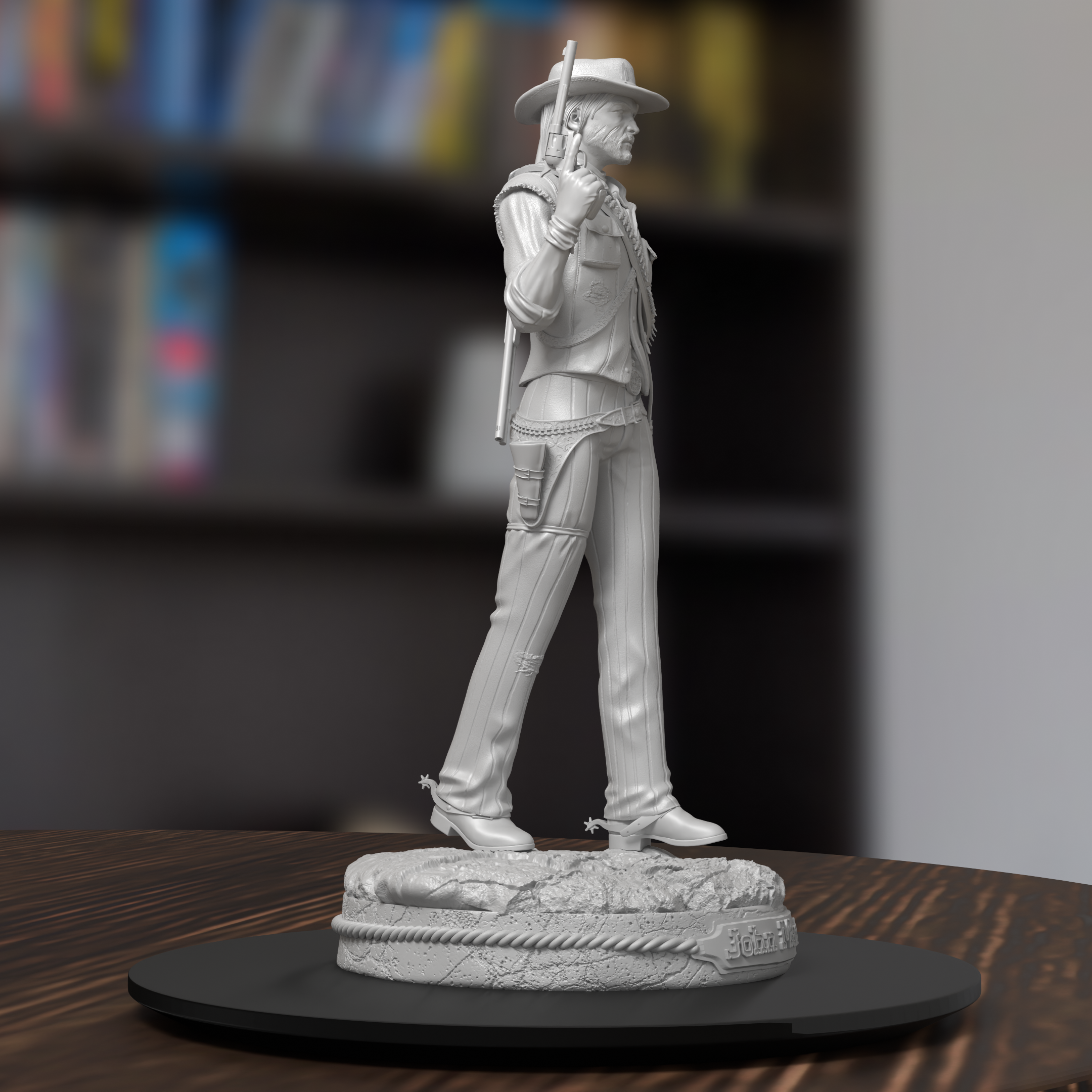 John Marston Red Dead Redemption Figure 3D Printed Resin Model Kit