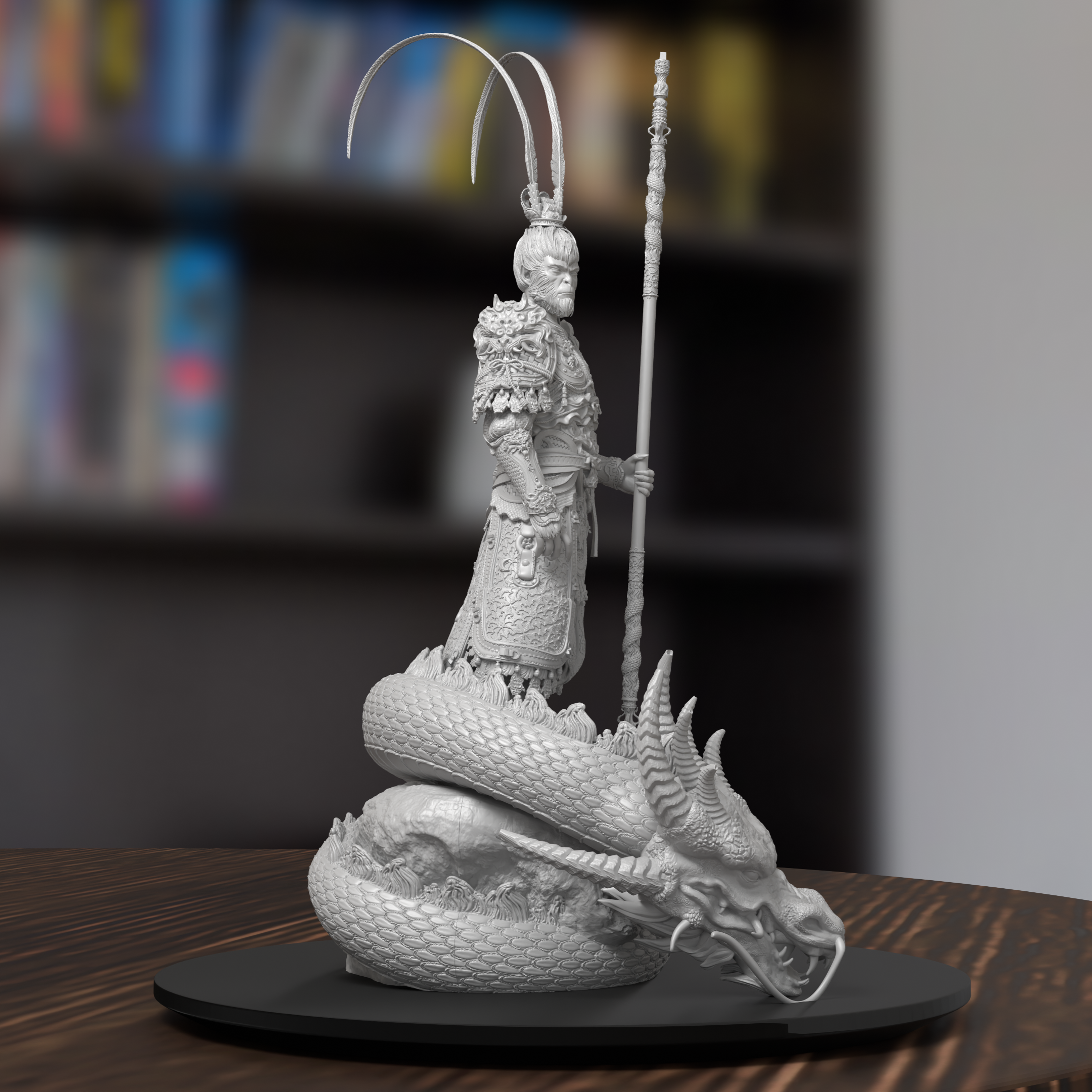 Sun Wukong Black Myth Figure 3D Printed Resin Model Kit