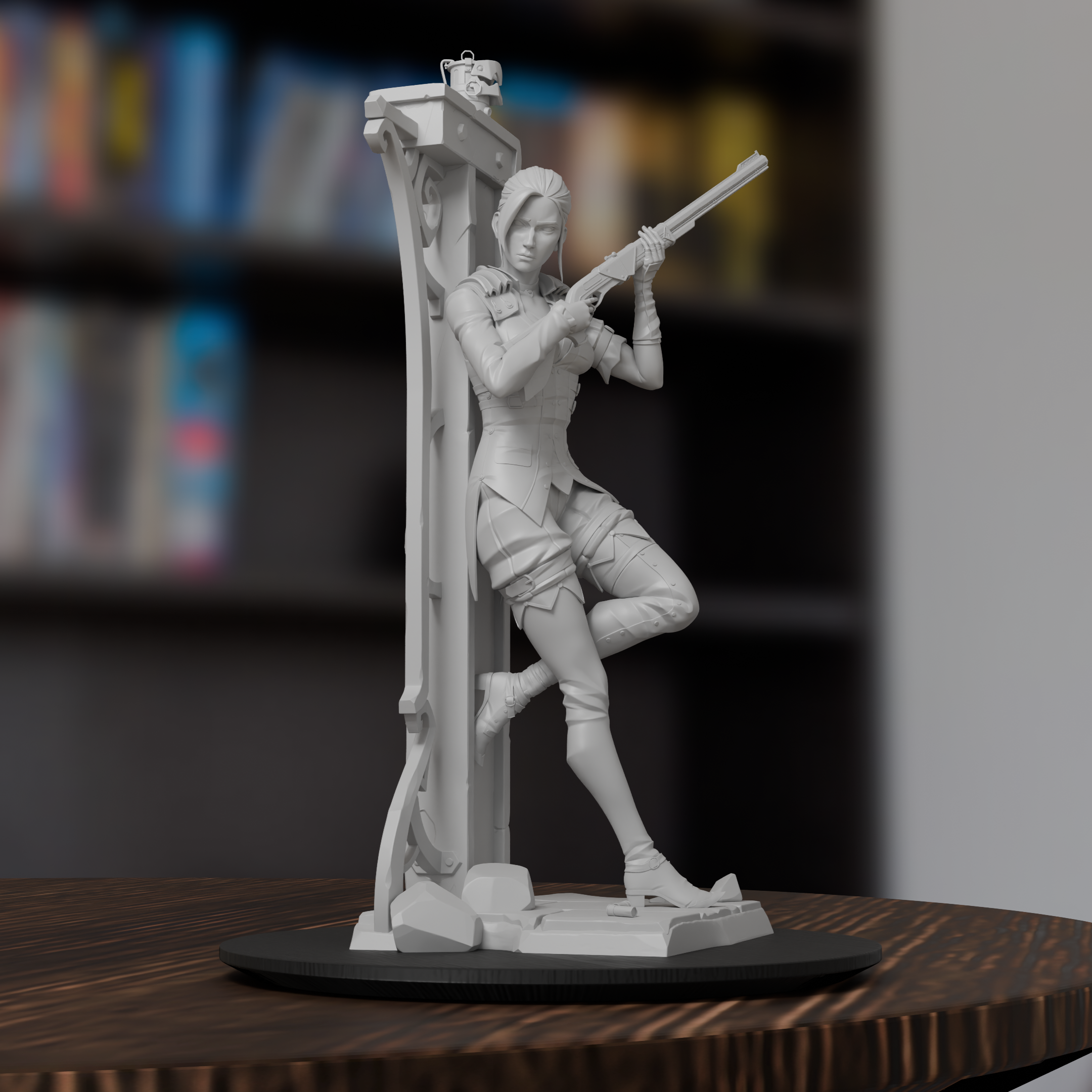 Caitlyn Kiramman Arcane Figure 3D Printed Resin Model Kit