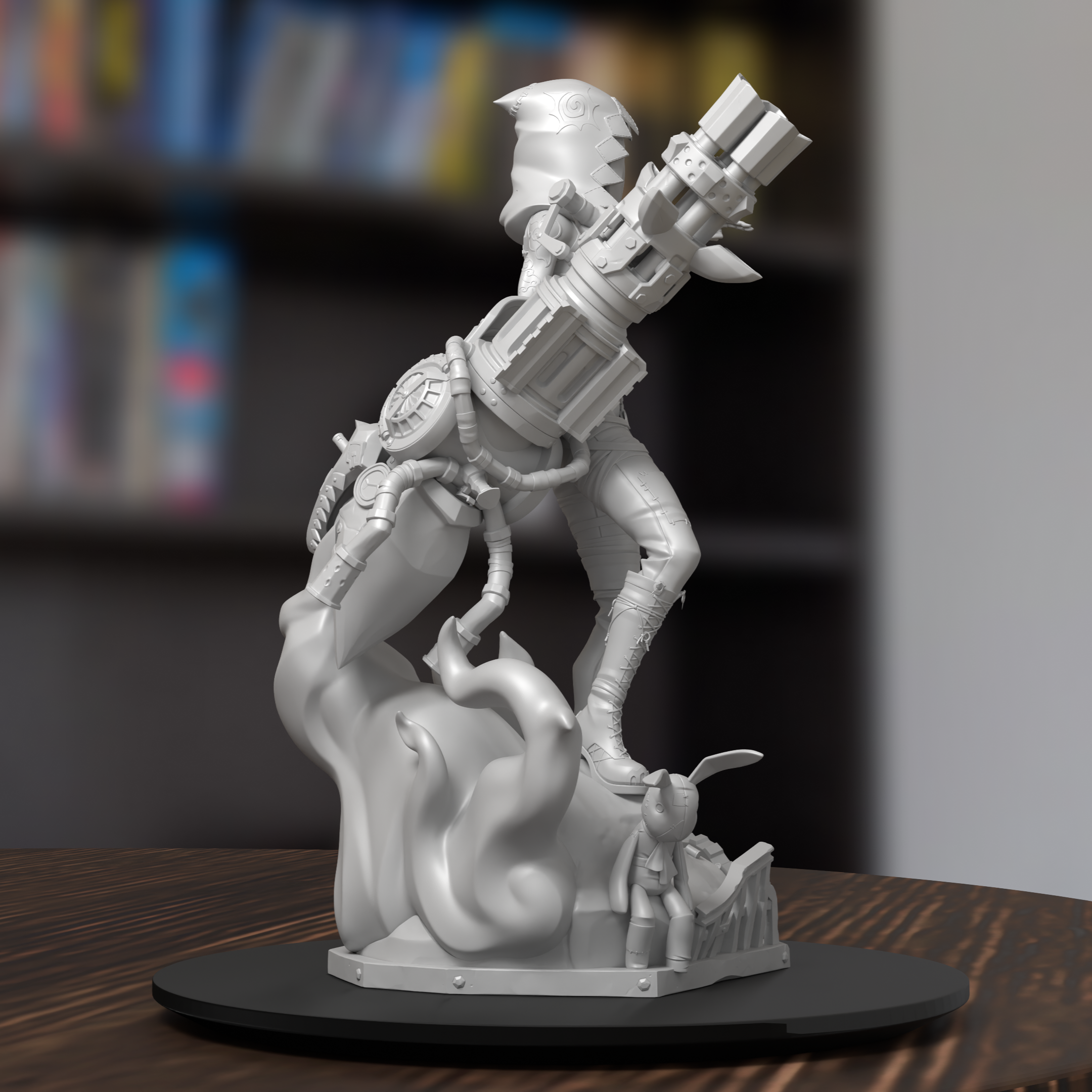 Jinx Arcane Figure 3D Printed Resin Model Kit