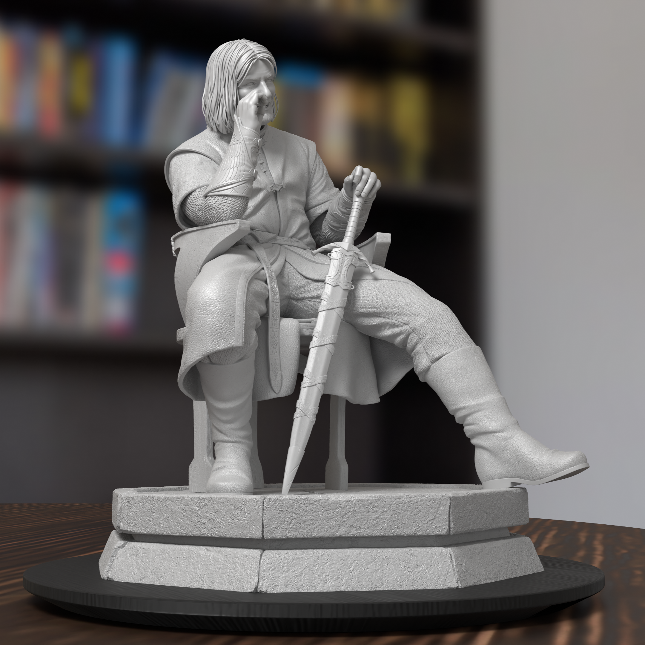Boromir The Lord Of The Rings Figure 3D Printed Resin Model Kit