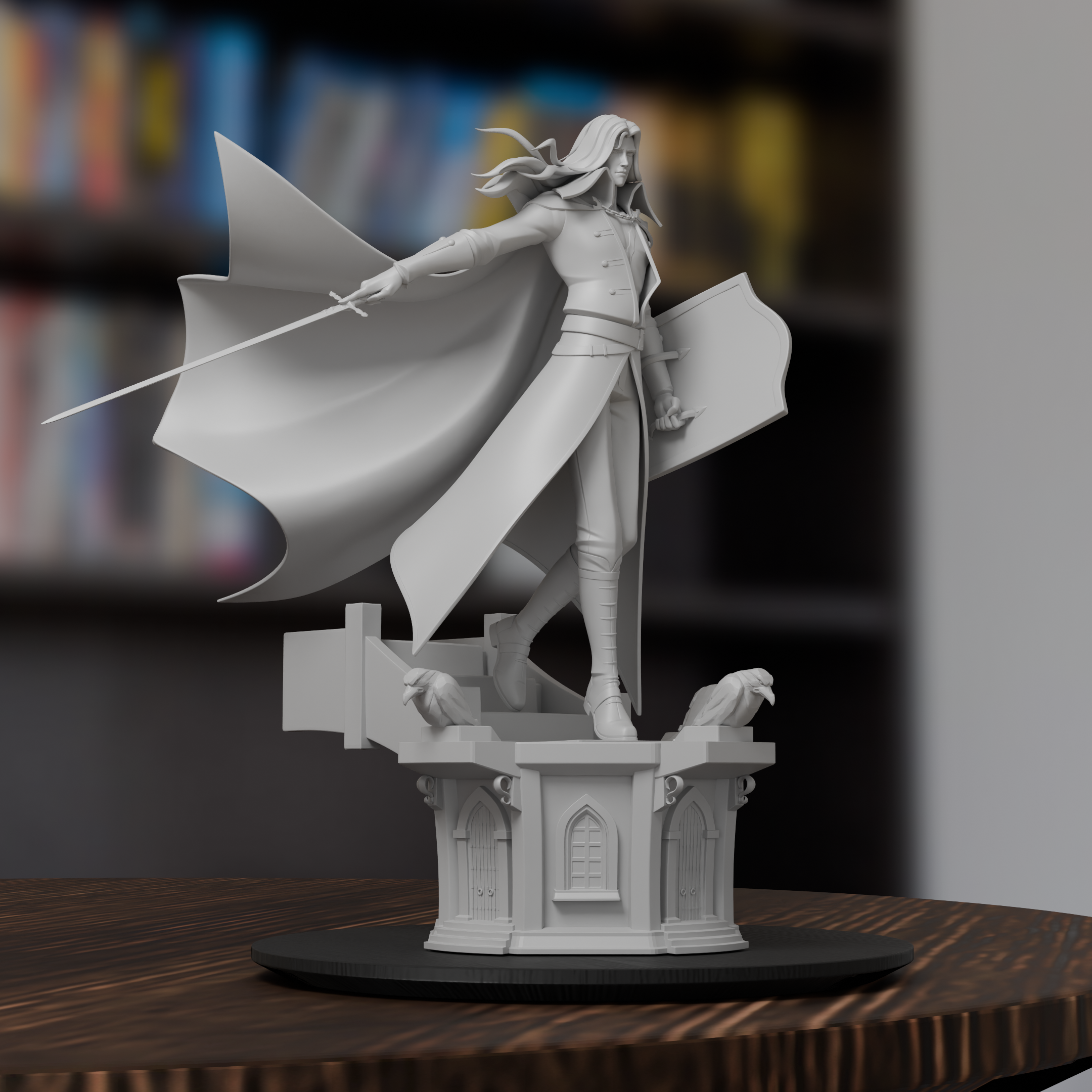 Alucard Castlevania Figure 3D Printed Resin Model Kit