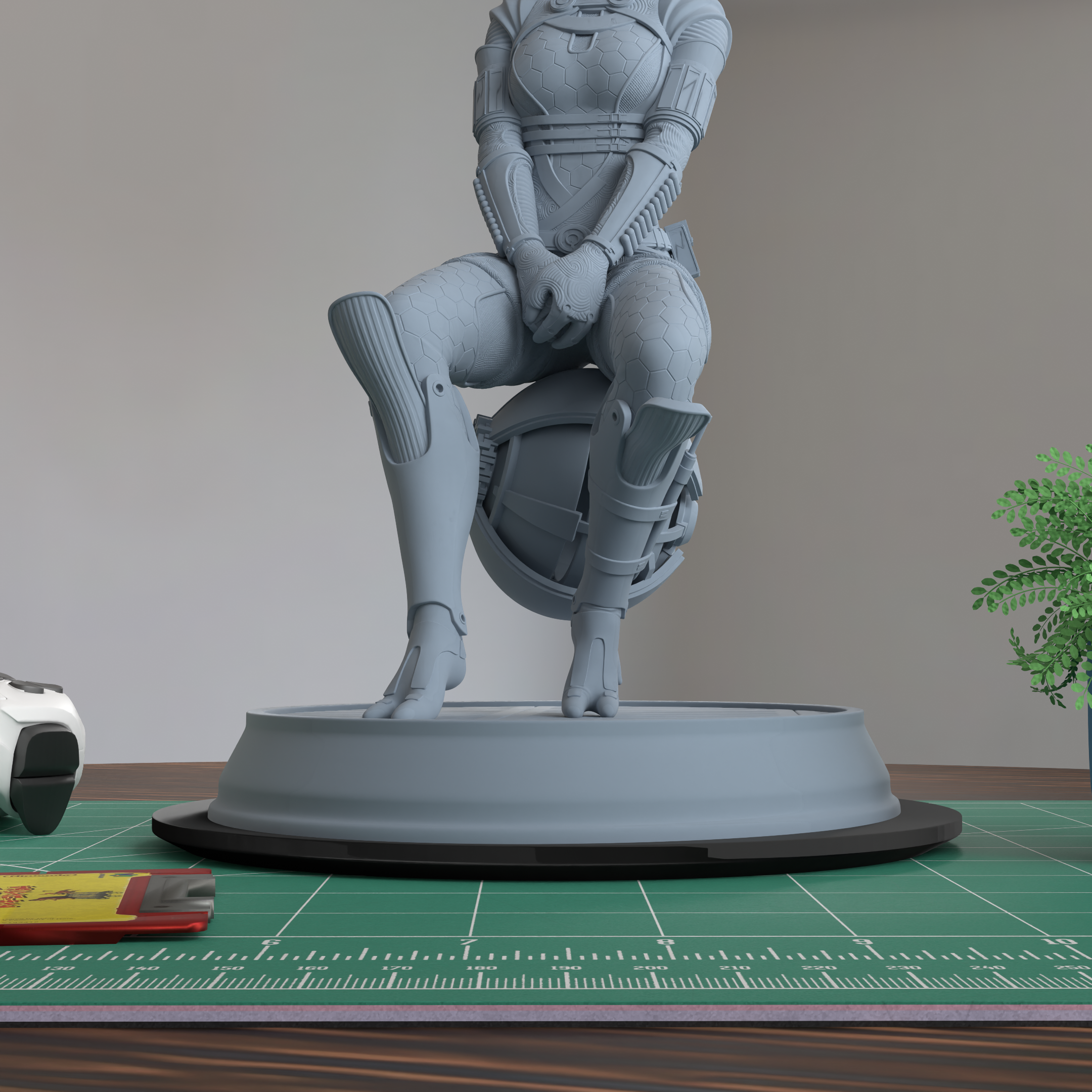 Tali Zorah Mass Effect Figure 3D Printed Resin Model Kit
