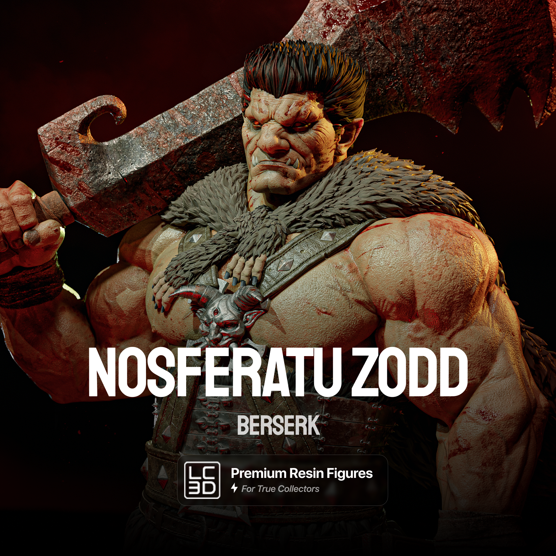 Nosferatu Zodd Berserk Figure 3D Printed Resin Model Kit