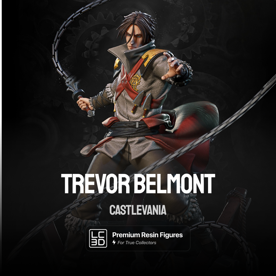 Trevor Belmont Castlevania Figure 3D Printed Resin Model Kit