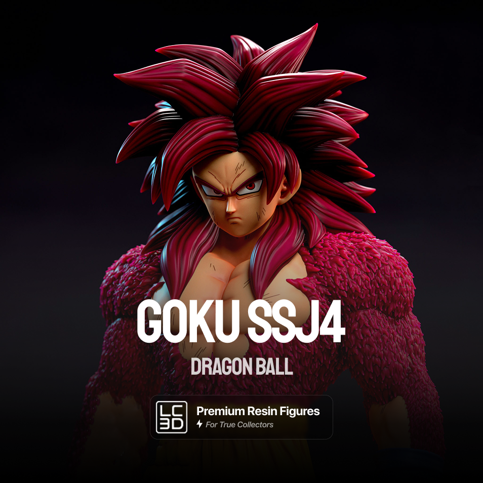 Goku SSJ4 Dragon Ball Figure 3D Printed Resin Model Kit