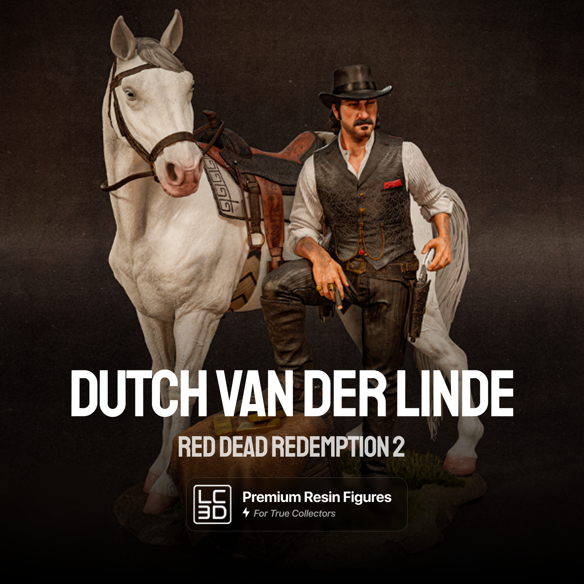 Dutch Van Der Linde Red Dead Redemption 2 Figure 3D Printed Resin Model Kit