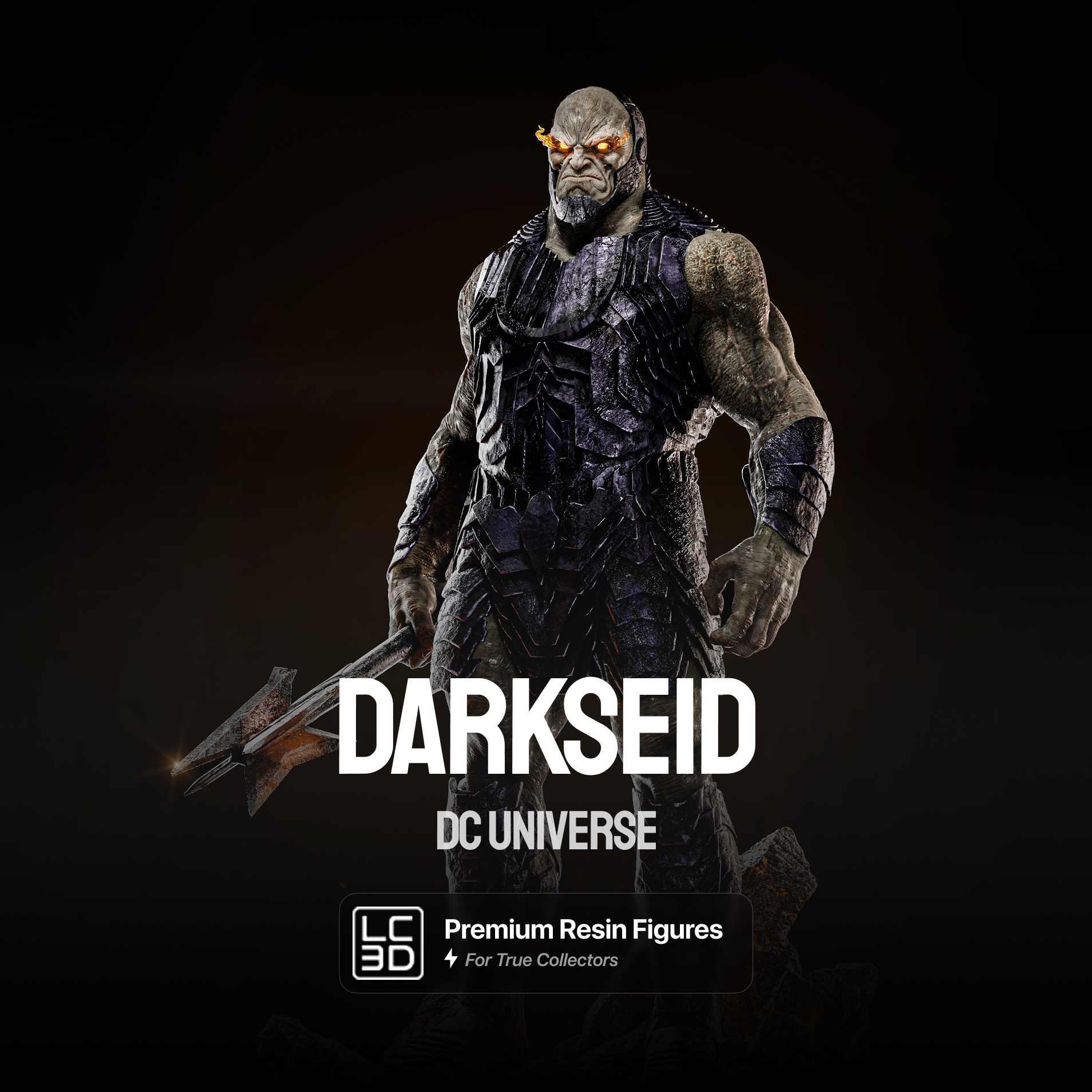 Darkseid DC Figure 3D Printed Resin Model Kit