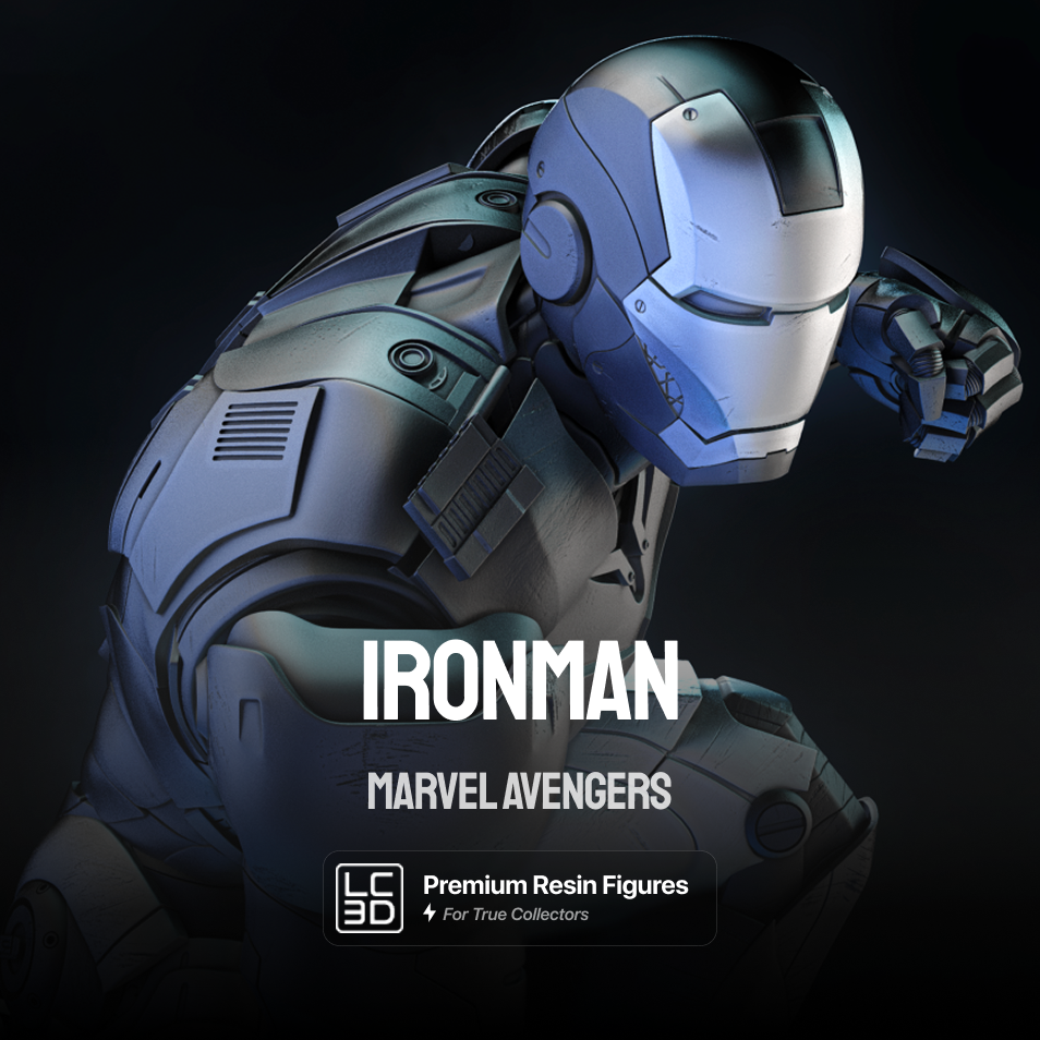 Ironman Marvel Avengers Figure 3D Printed Resin Model Kit