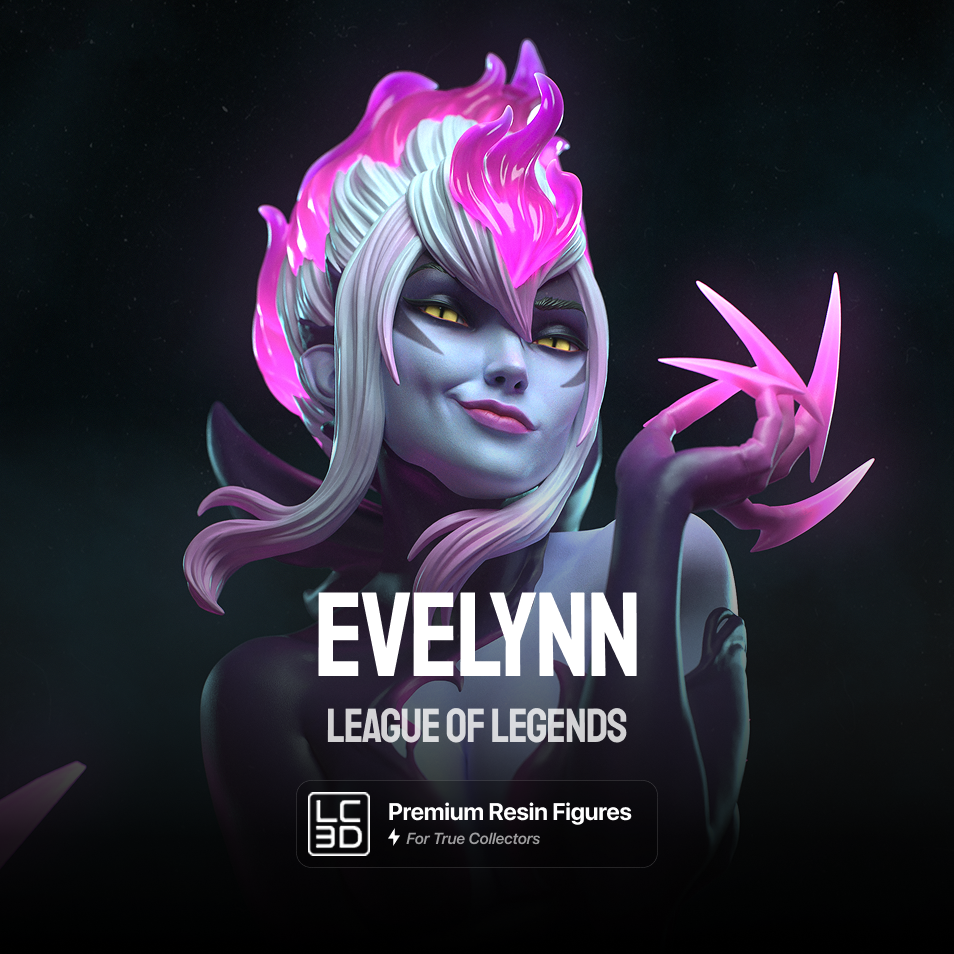 Evelynn League Of Legends Figure 3D Printed Resin Model Kit