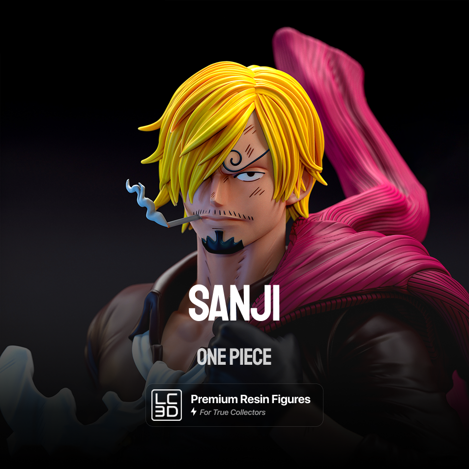 Sanji One Piece Figure 3D Printed Resin Model Kit