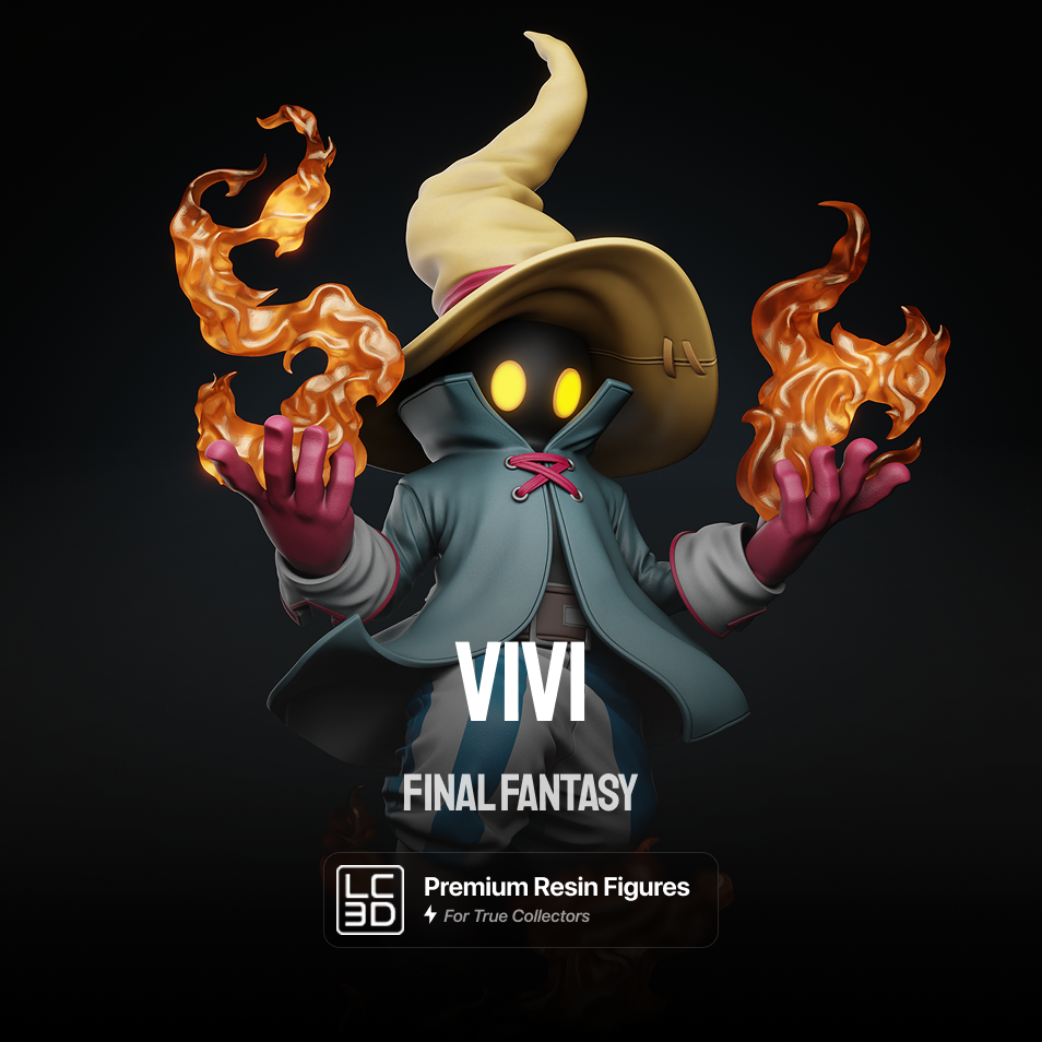 Vivi Final Fantasy Figure 3D Printed Resin Model Kit