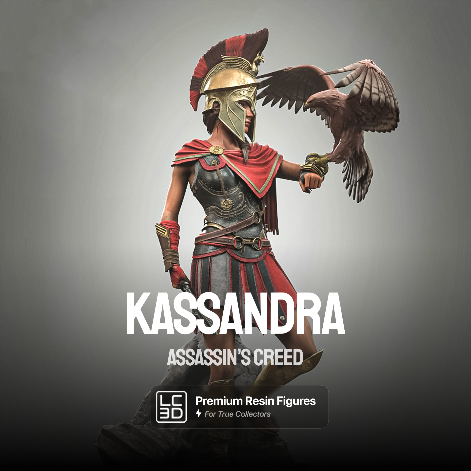 Kassandra Assassin's Creed Figure 3D Printed Resin Model Kit