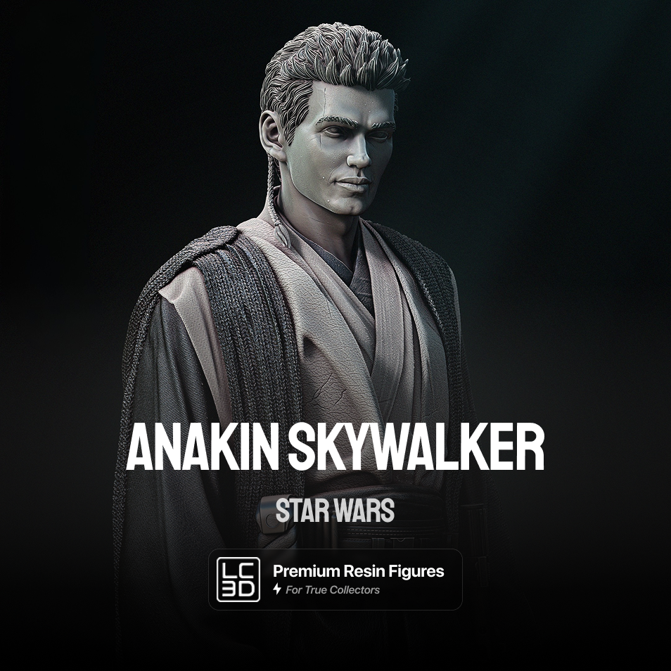 Anakin Skywalker Star Wars Figure 3D Printed Resin Model Kit