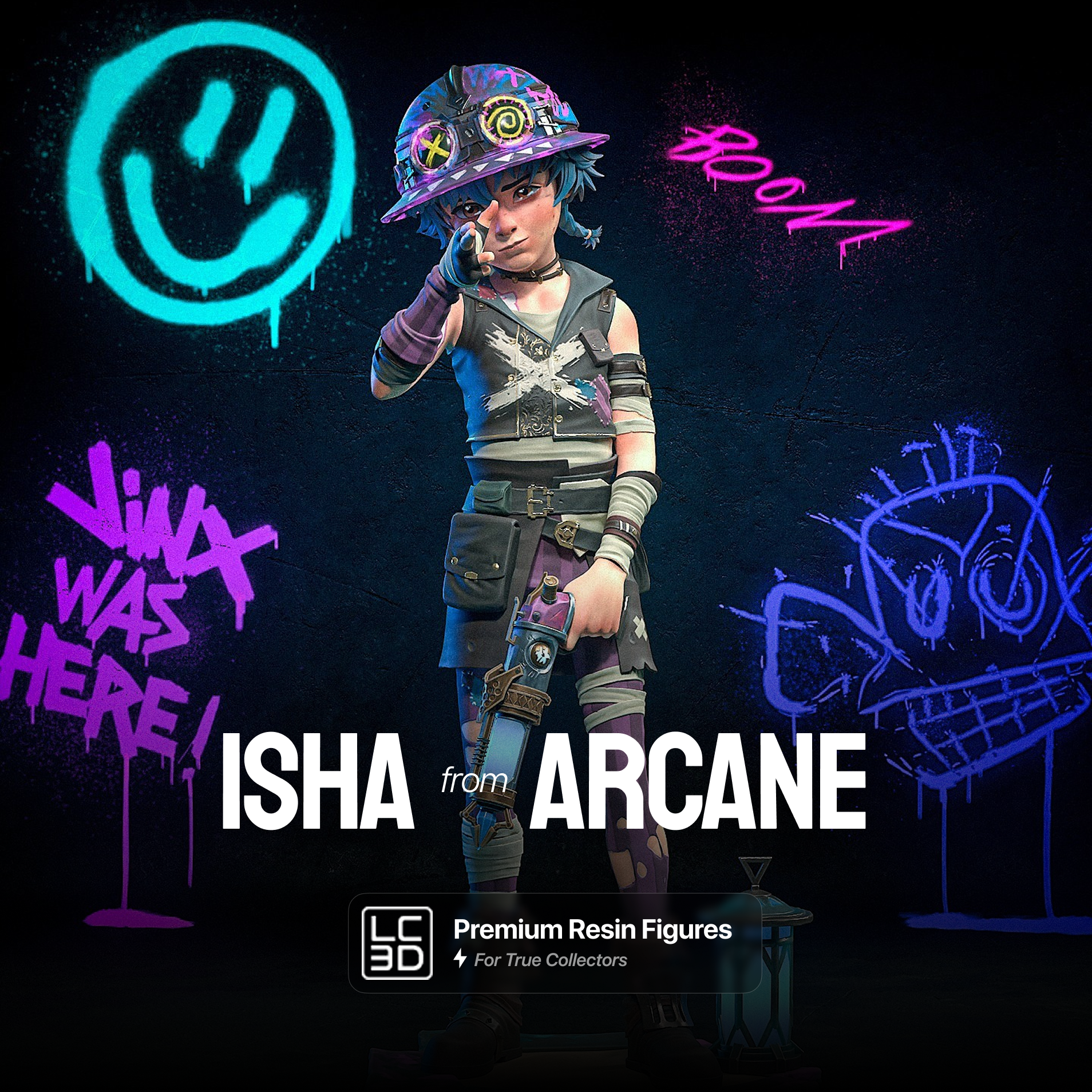 Isha Arcane Figure 3D Printed Resin Model Kit