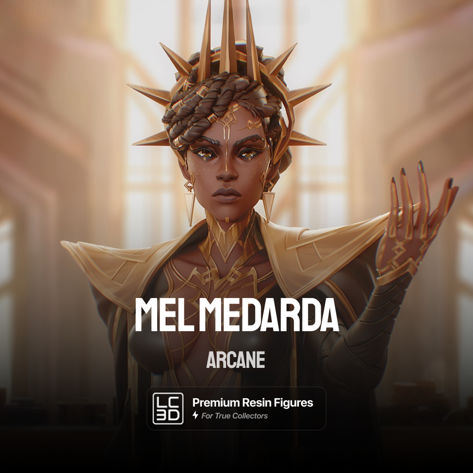 Mel Medarda Arcane Figure 3D Printed Resin Model Kit