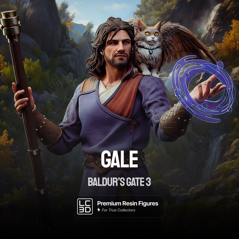 Gale Baldur's Gate 3 Figure 3D Printed Resin Model Kit