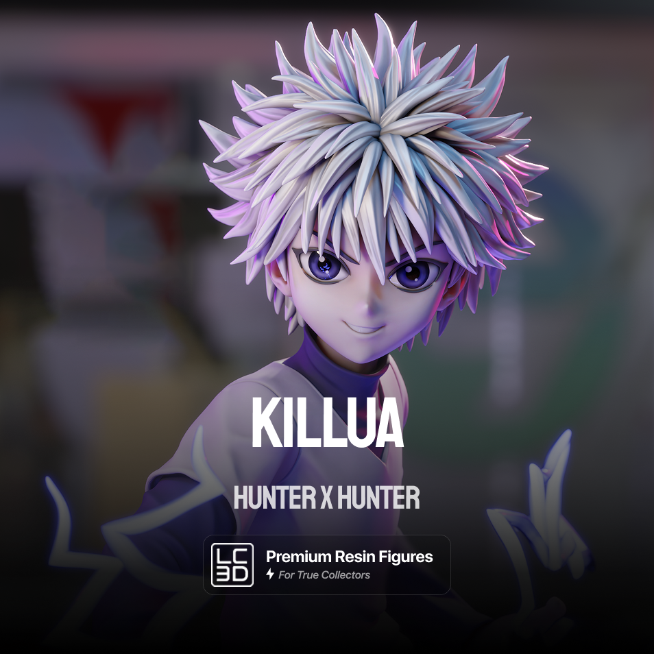 Killua Hunter x Hunter Figure 3D Printed Resin Model Kit