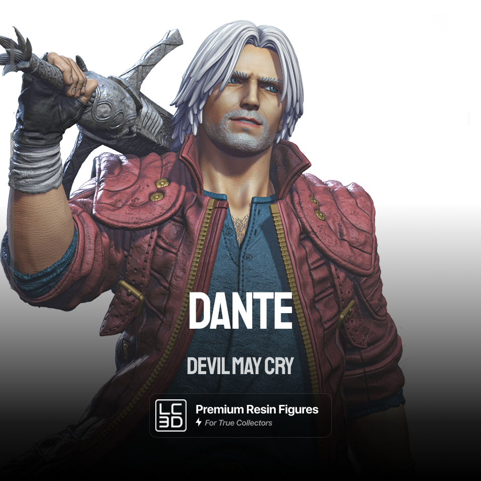 Dante Devil May Cry Figure 3D Printed Resin Model Kit