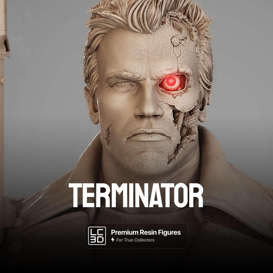 T-800 Terminator Figure 3D Printed Resin Model Kit