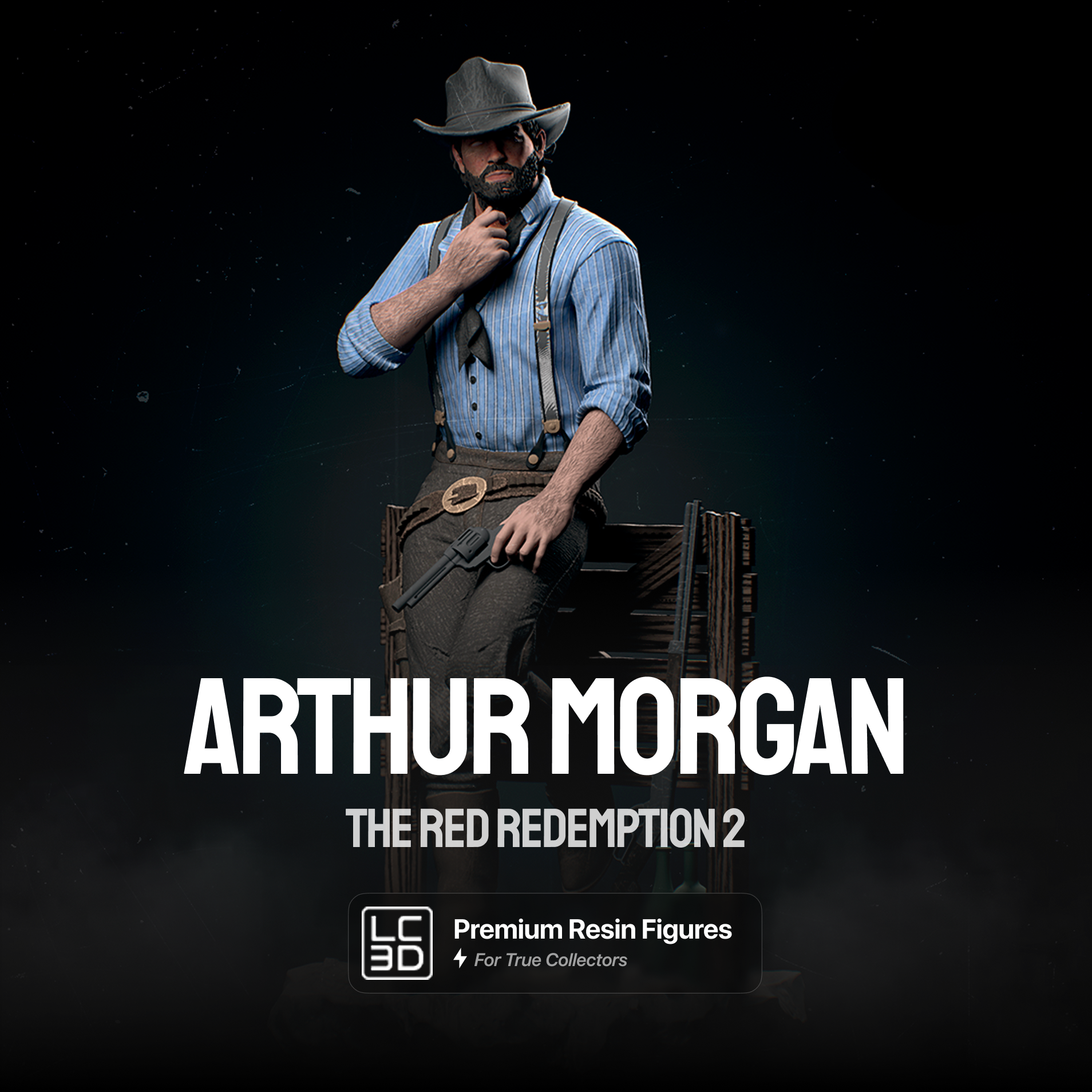 Arthur Morgan Red Dead Redemption 2 Figure 3D Printed Resin Model Kit
