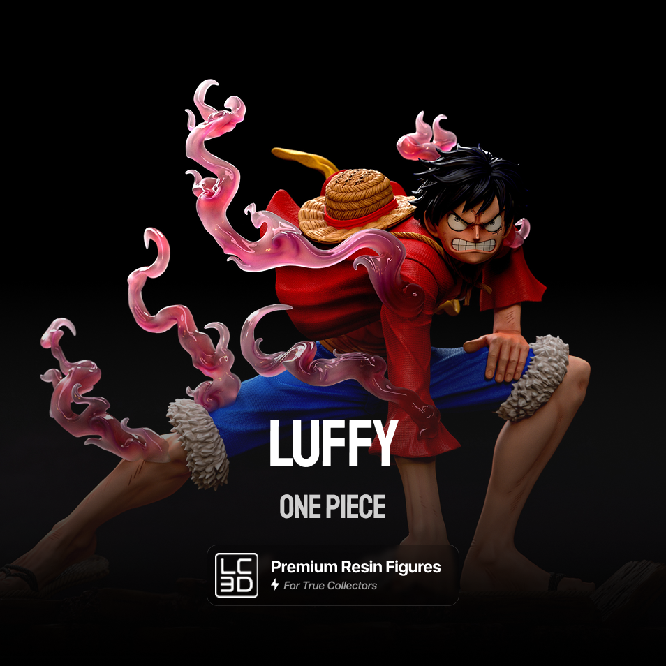Luffy One Piece Figure 3D Printed Resin Model Kit