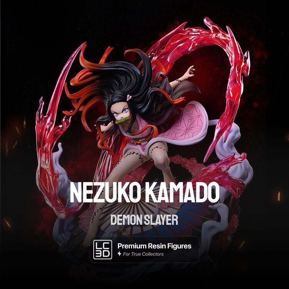 Nezuko Kamado Demon Slayer Figure 3D Printed Resin Model Kit