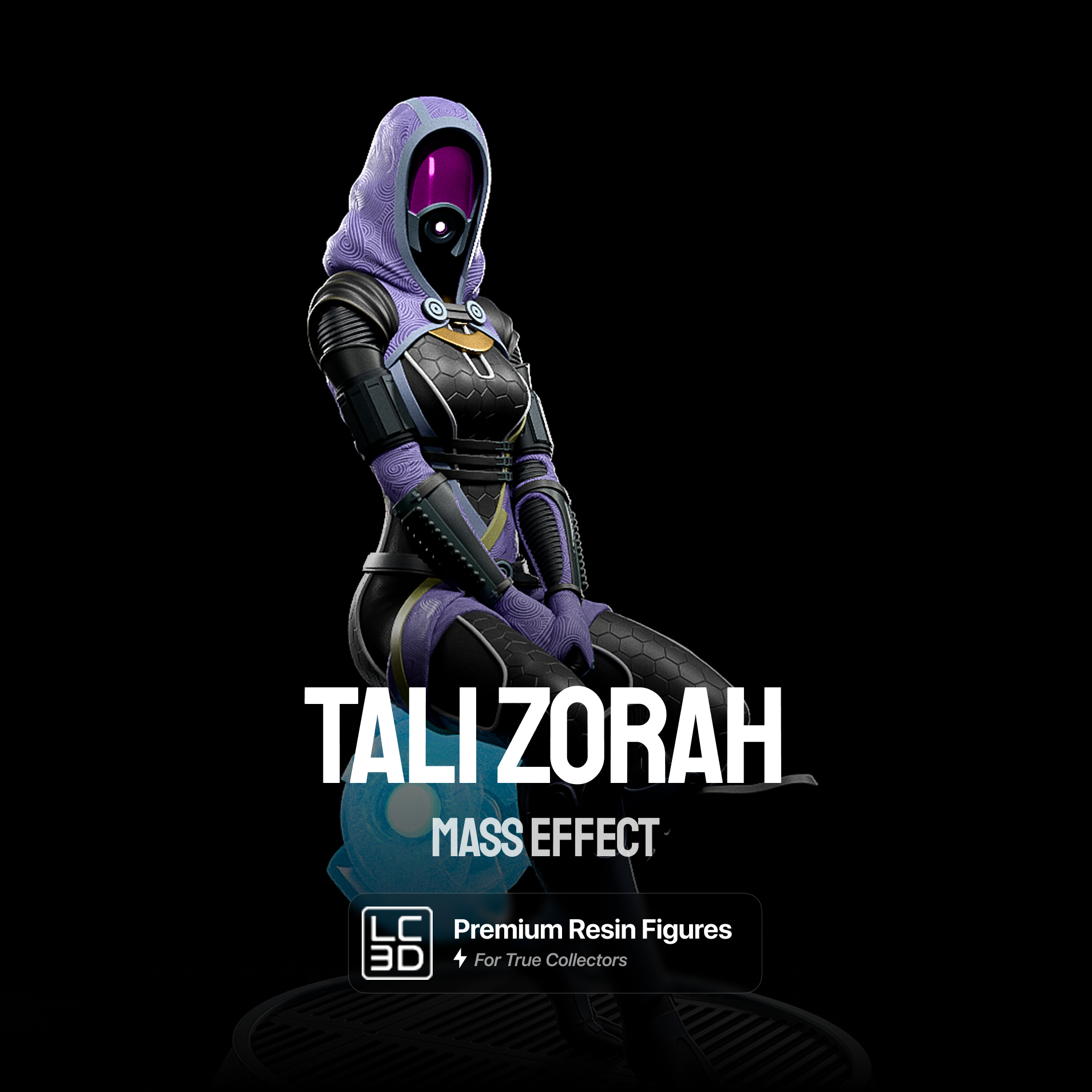 Tali Zorah Mass Effect Figure 3D Printed Resin Model Kit