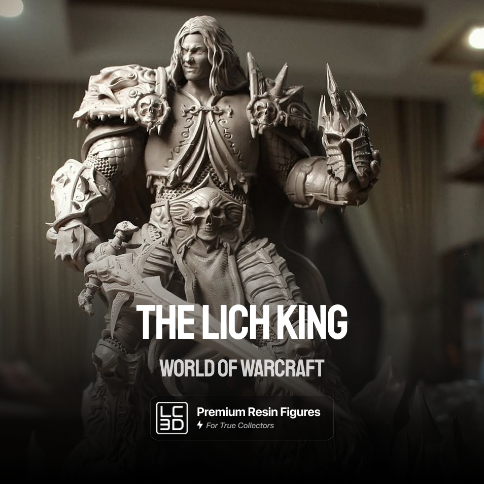 Arthas The Lich King World Of Warcraft Figure 3D Printed Resin Model Kit