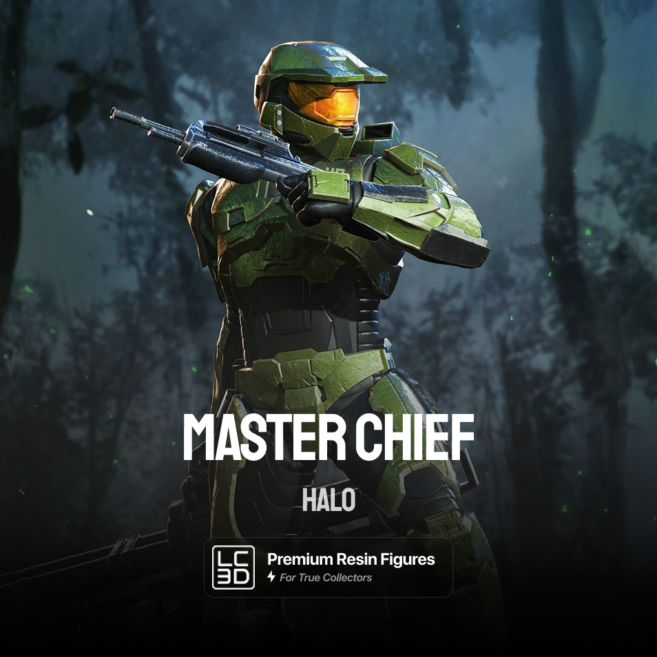 Master Chief Halo Figure 3D Printed Resin Model Kit