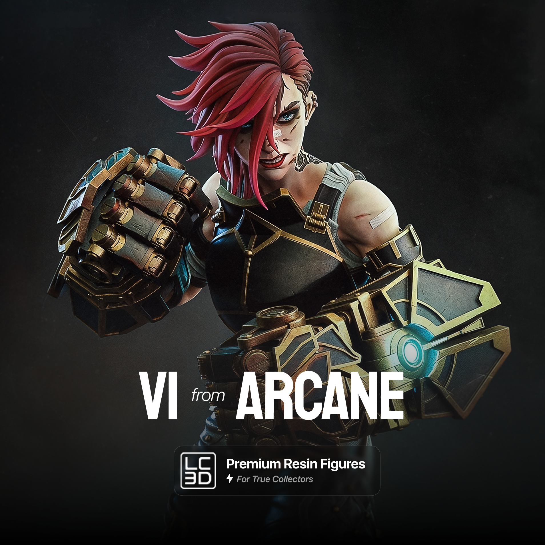 VI Arcane Action Figure 3D Printed Resin Model Kit