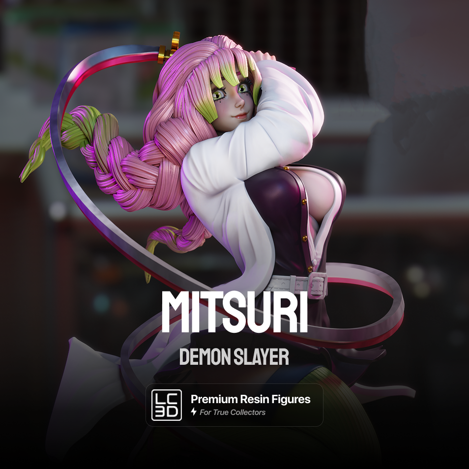 Mitsuri Demon Slayer Figure 3D Printed Resin Model Kit