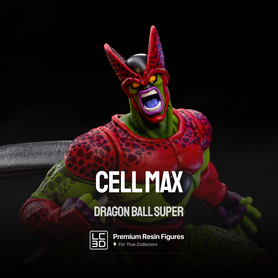 Cell Max Dragon Ball Super Super Hero Figure 3D Printed Resin Model Kit