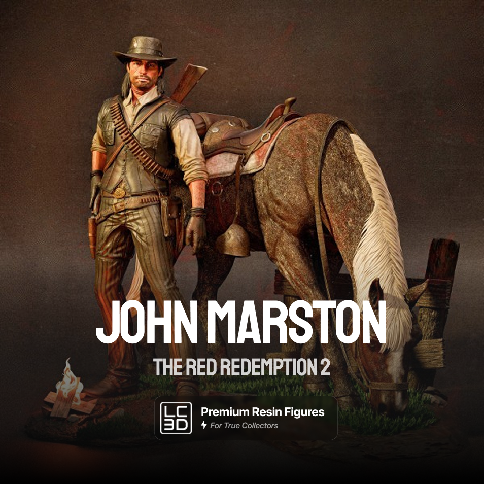 John Marston Red Dead Redemption 2 Figure 3D Printed Resin Model Kit
