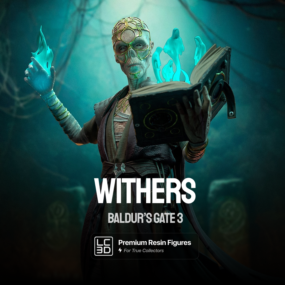 Withers Baldur's Gate 3 Figure 3D Printed Resin Model Kit