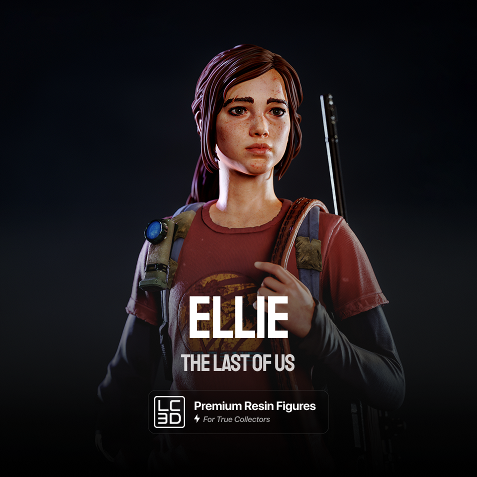 Ellie Williams The Last Of Us Figure 3D Printed Resin Model Kit