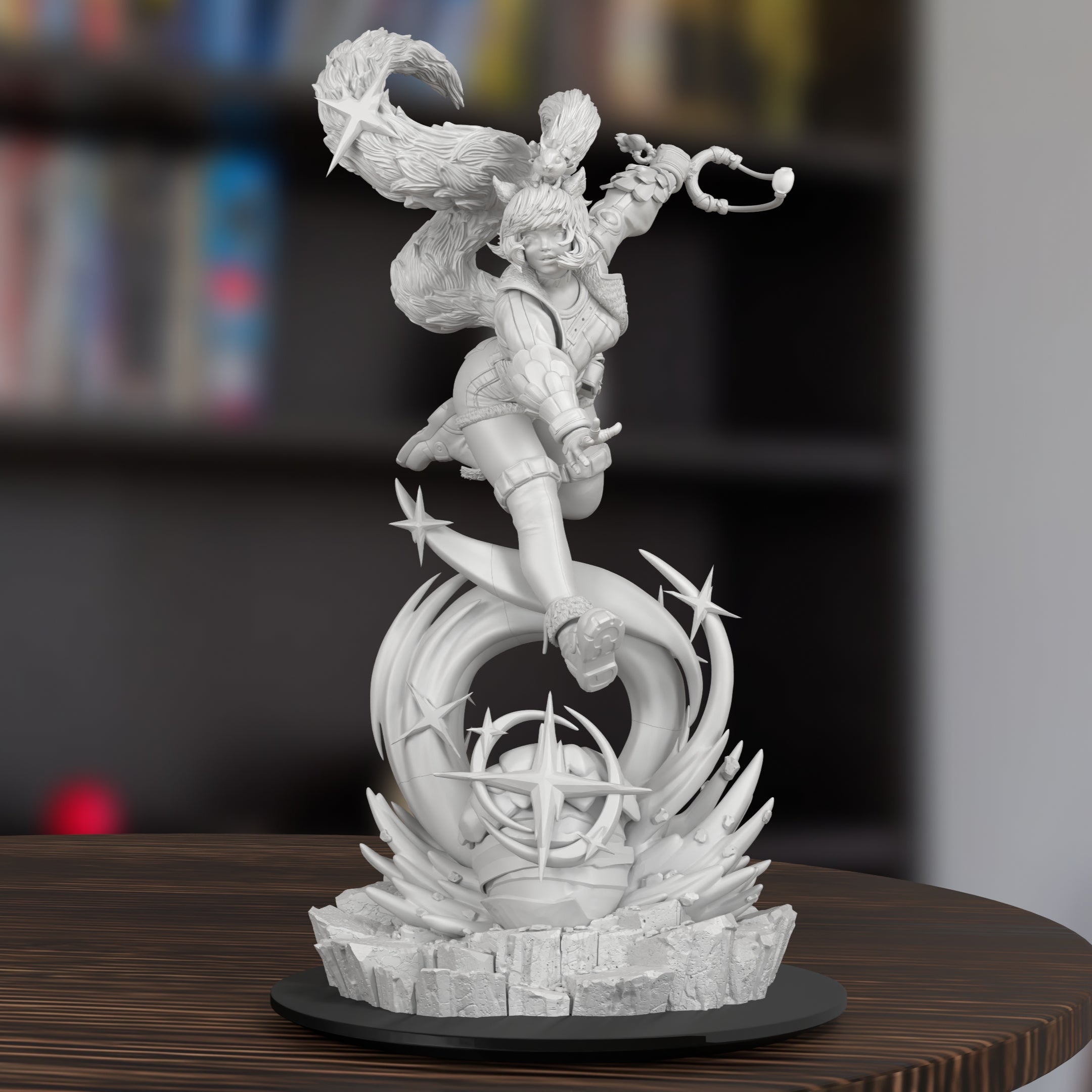 Squirrel Girl Marvel Rivals Figure 3D Printed Resin Model Kit