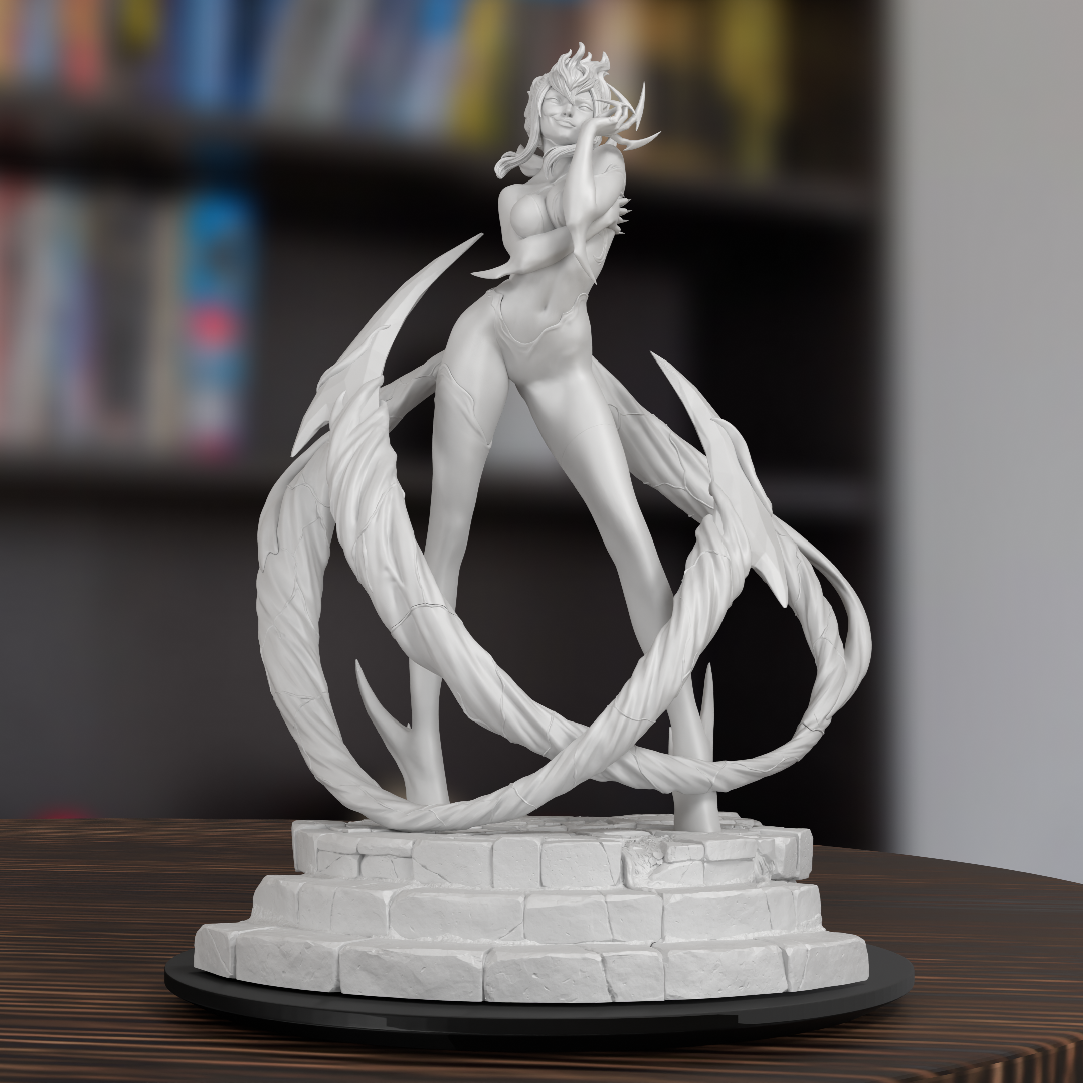 Evelynn League Of Legends Figure 3D Printed Resin Model Kit