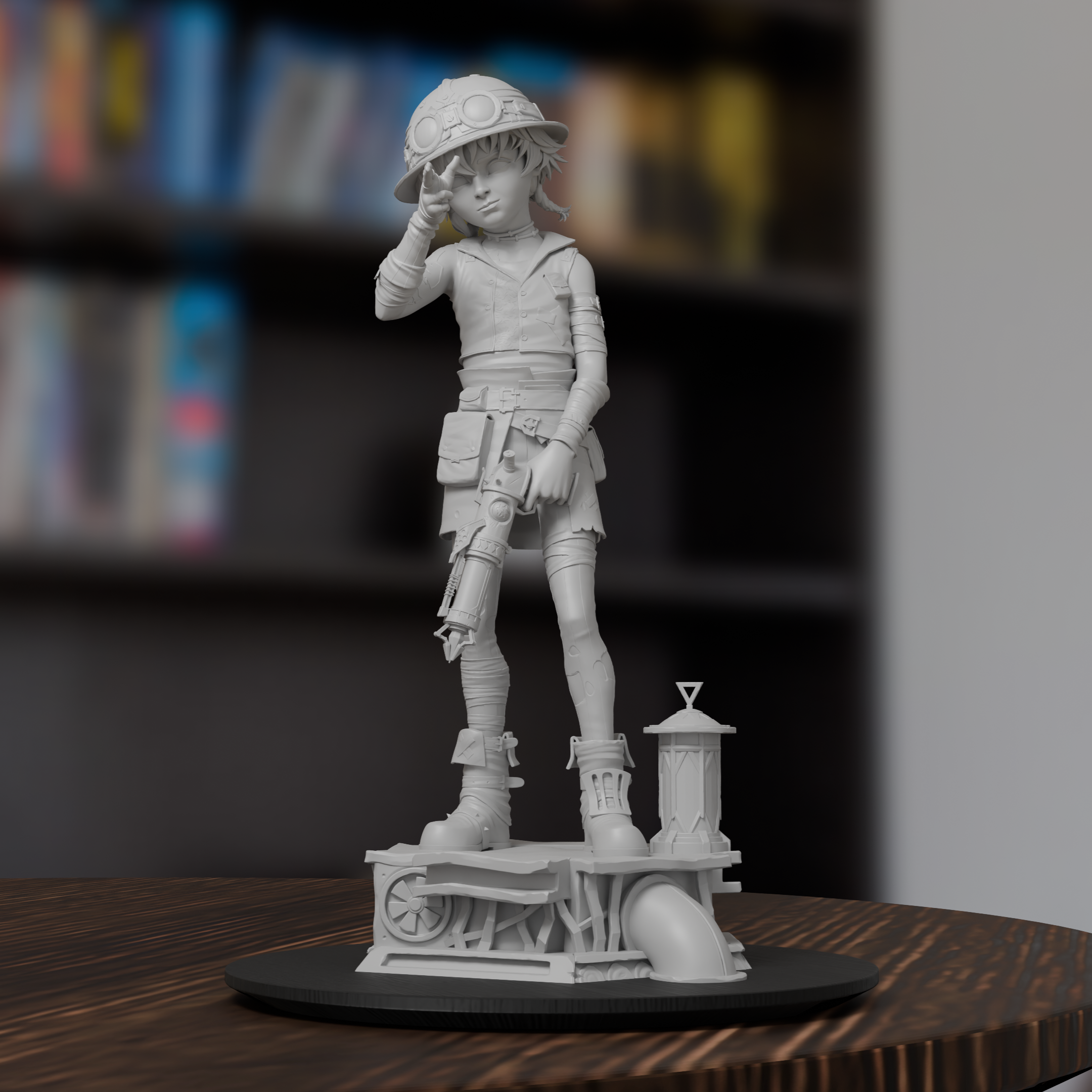 Isha Arcane Figure 3D Printed Resin Model Kit