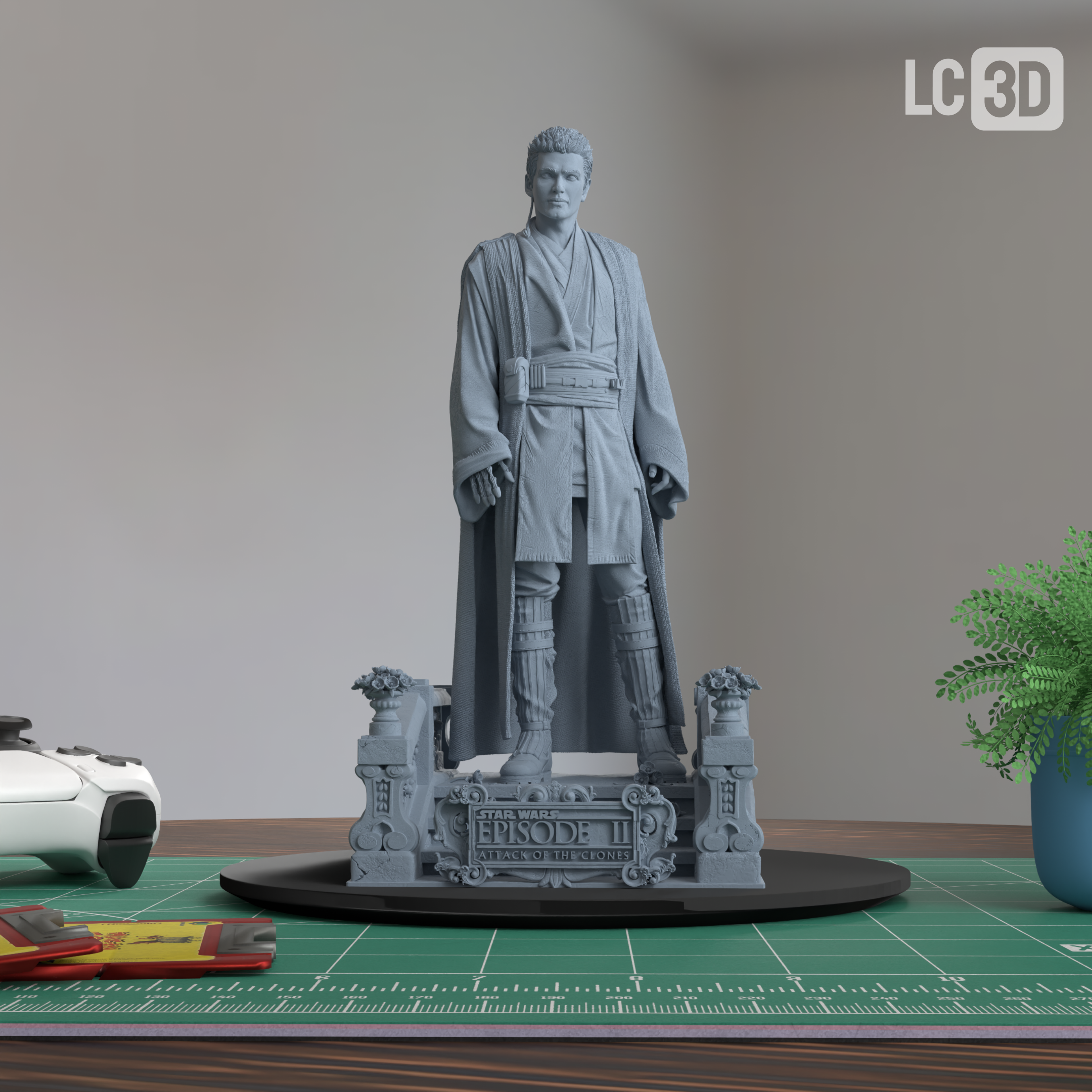 Anakin Skywalker Star Wars Figure 3D Printed Resin Model Kit