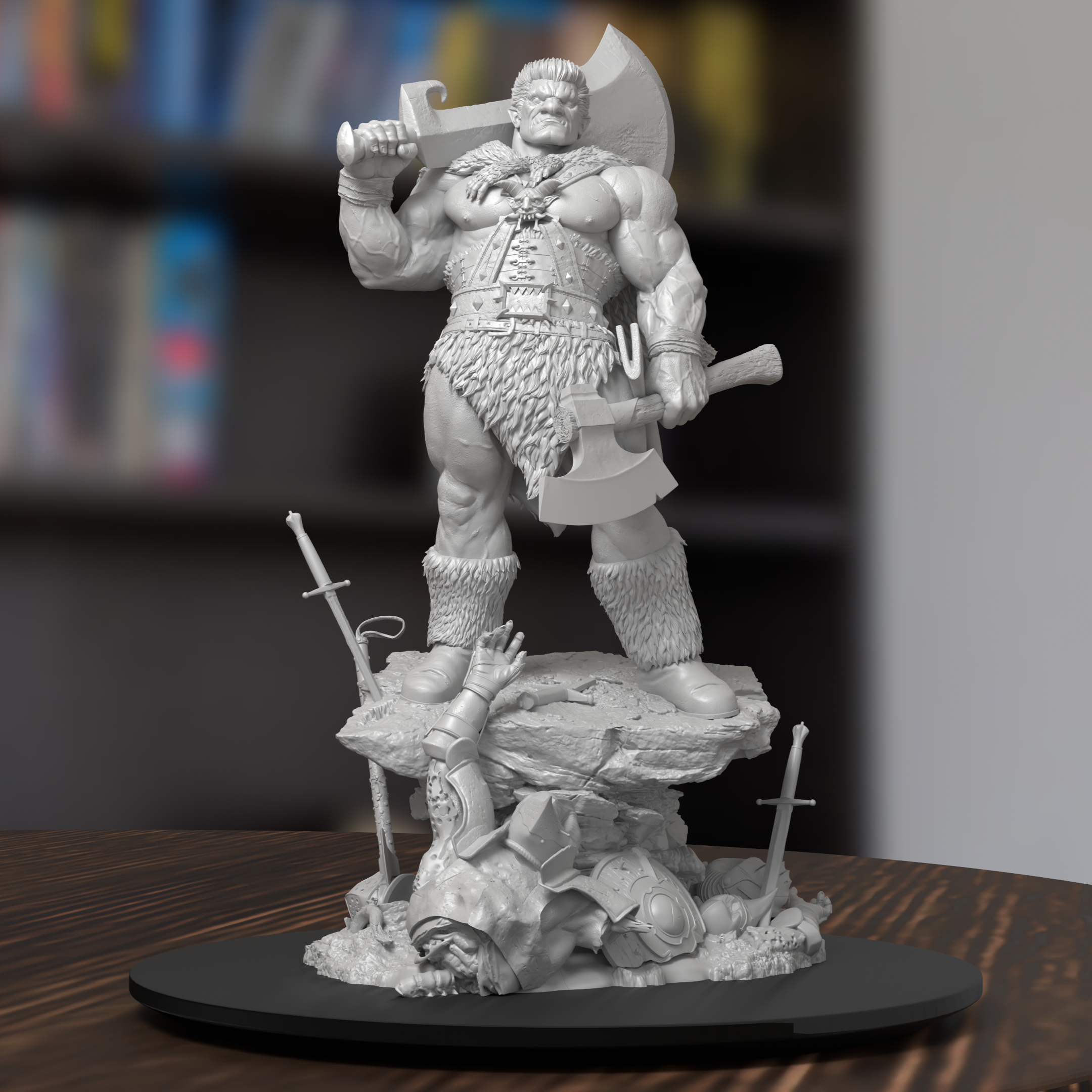 Nosferatu Zodd Berserk Figure 3D Printed Resin Model Kit